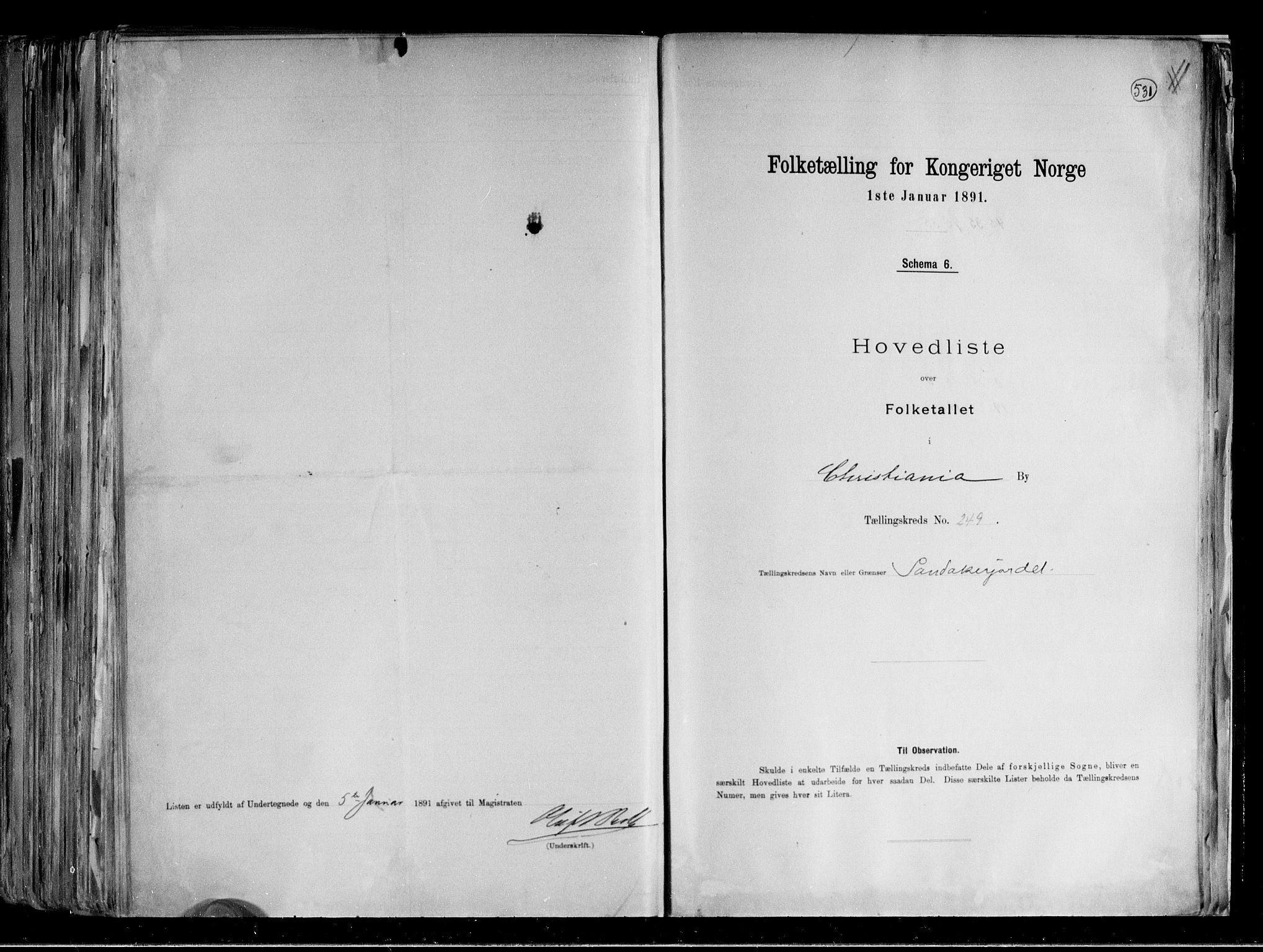 RA, 1891 census for 0301 Kristiania, 1891, p. 151043
