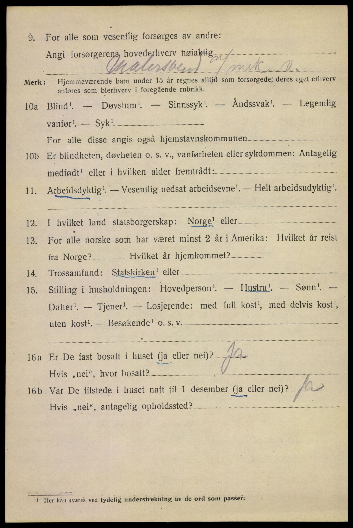 SAKO, 1920 census for Sandefjord, 1920, p. 4321