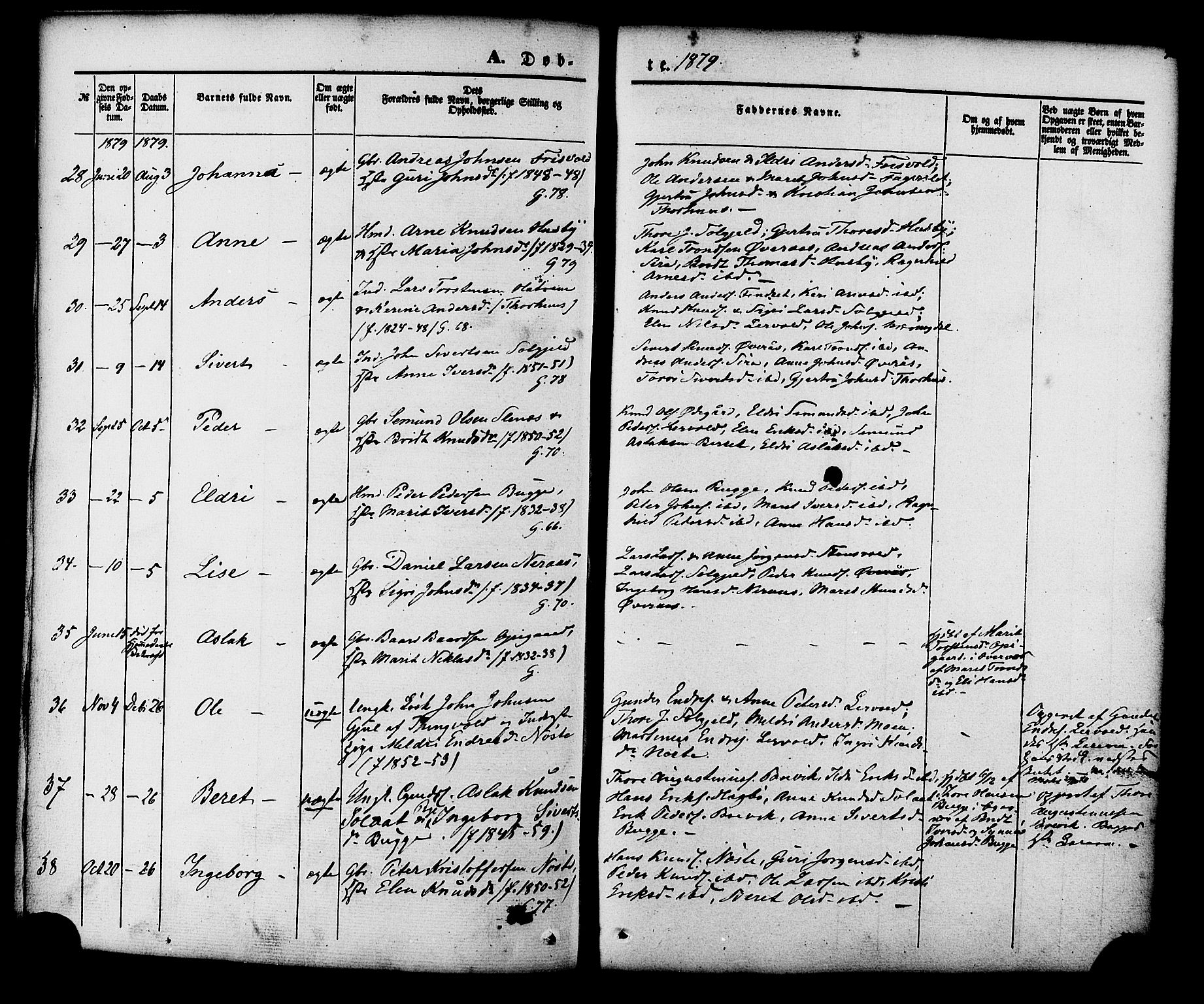 Ministerialprotokoller, klokkerbøker og fødselsregistre - Møre og Romsdal, AV/SAT-A-1454/552/L0637: Parish register (official) no. 552A01, 1845-1879, p. 92