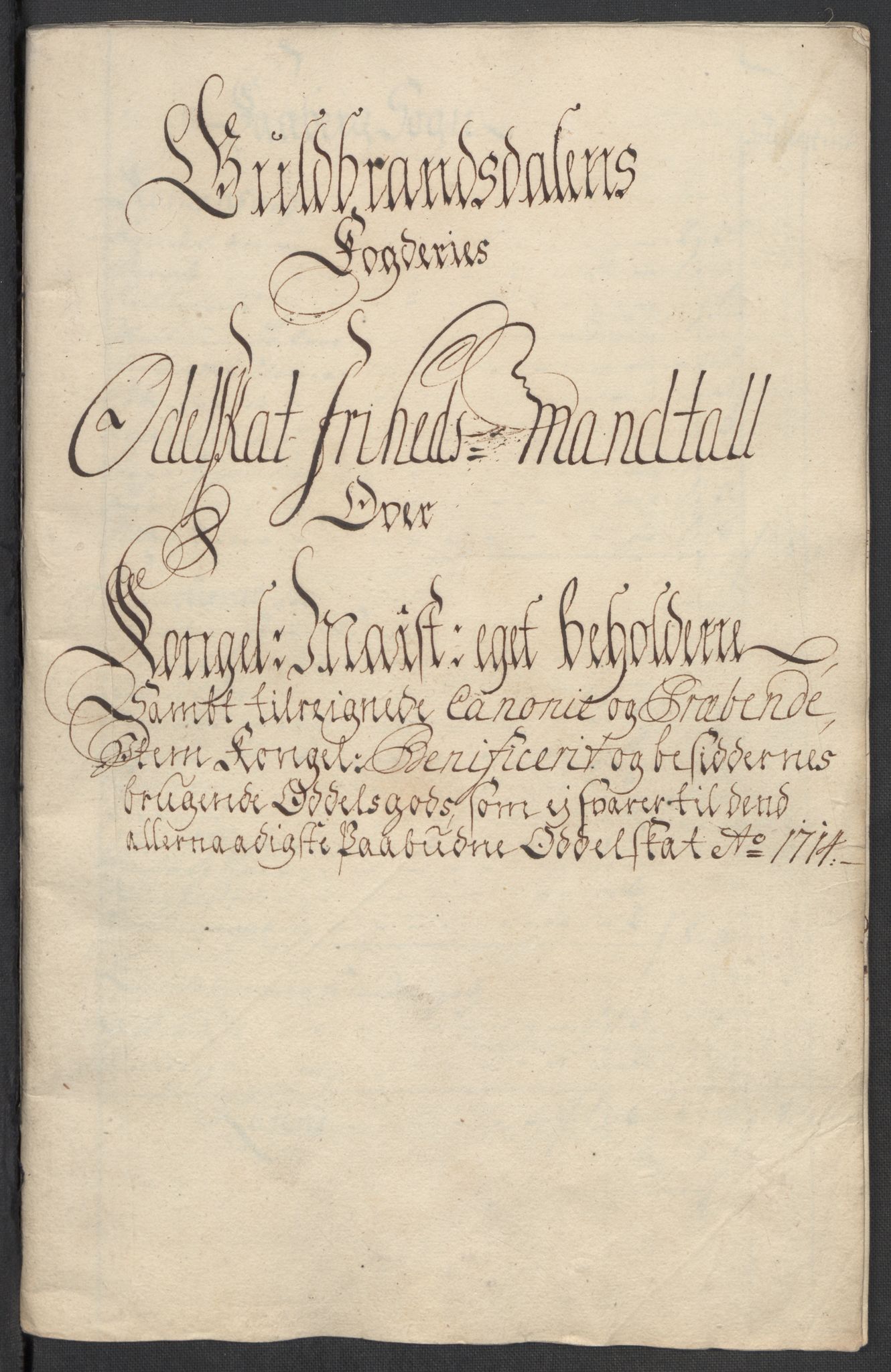 Rentekammeret inntil 1814, Reviderte regnskaper, Fogderegnskap, AV/RA-EA-4092/R17/L1183: Fogderegnskap Gudbrandsdal, 1714, p. 172