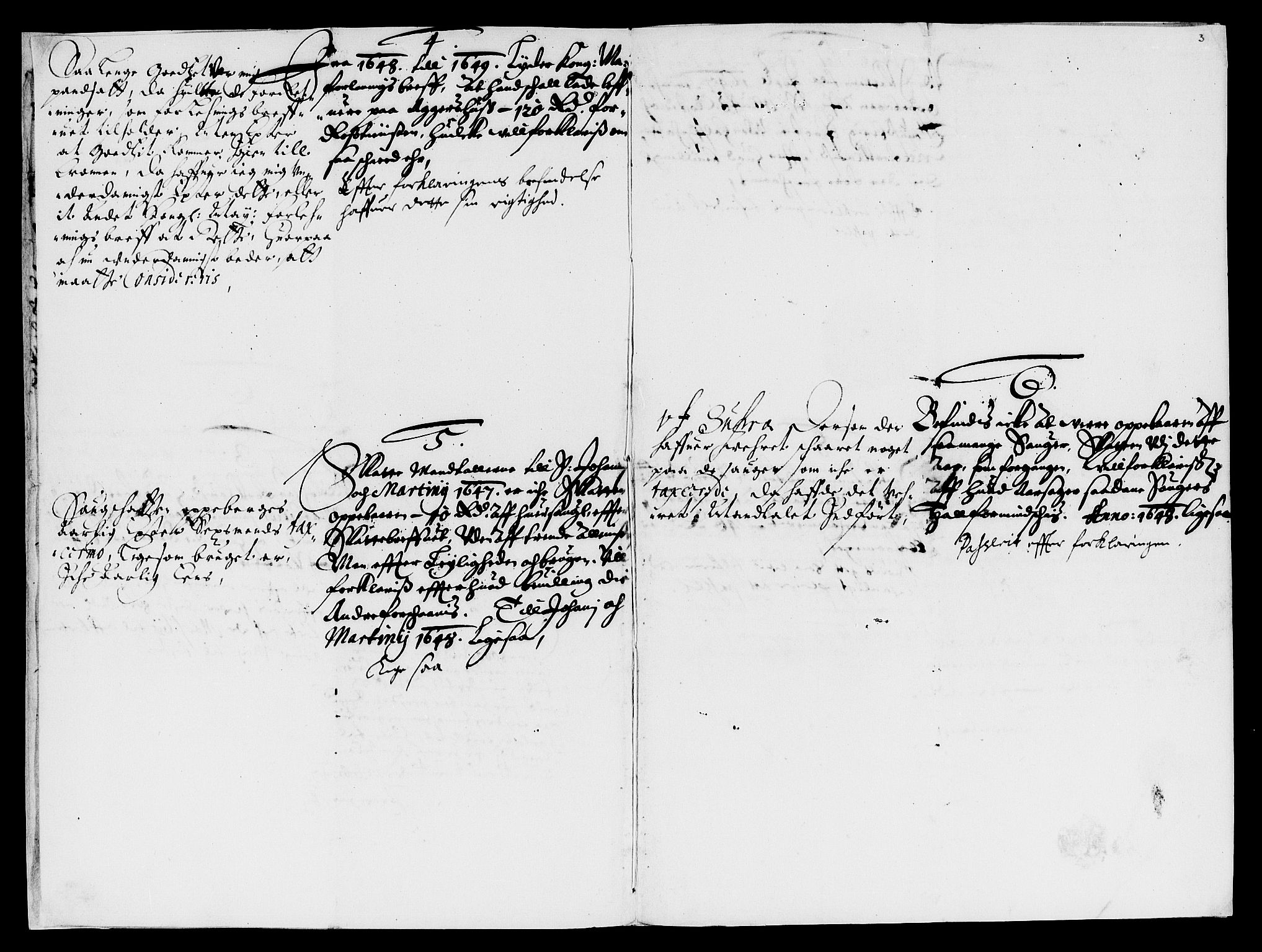 Rentekammeret inntil 1814, Reviderte regnskaper, Lensregnskaper, AV/RA-EA-5023/R/Rb/Rbl/L0010: Brunla len, 1643-1652