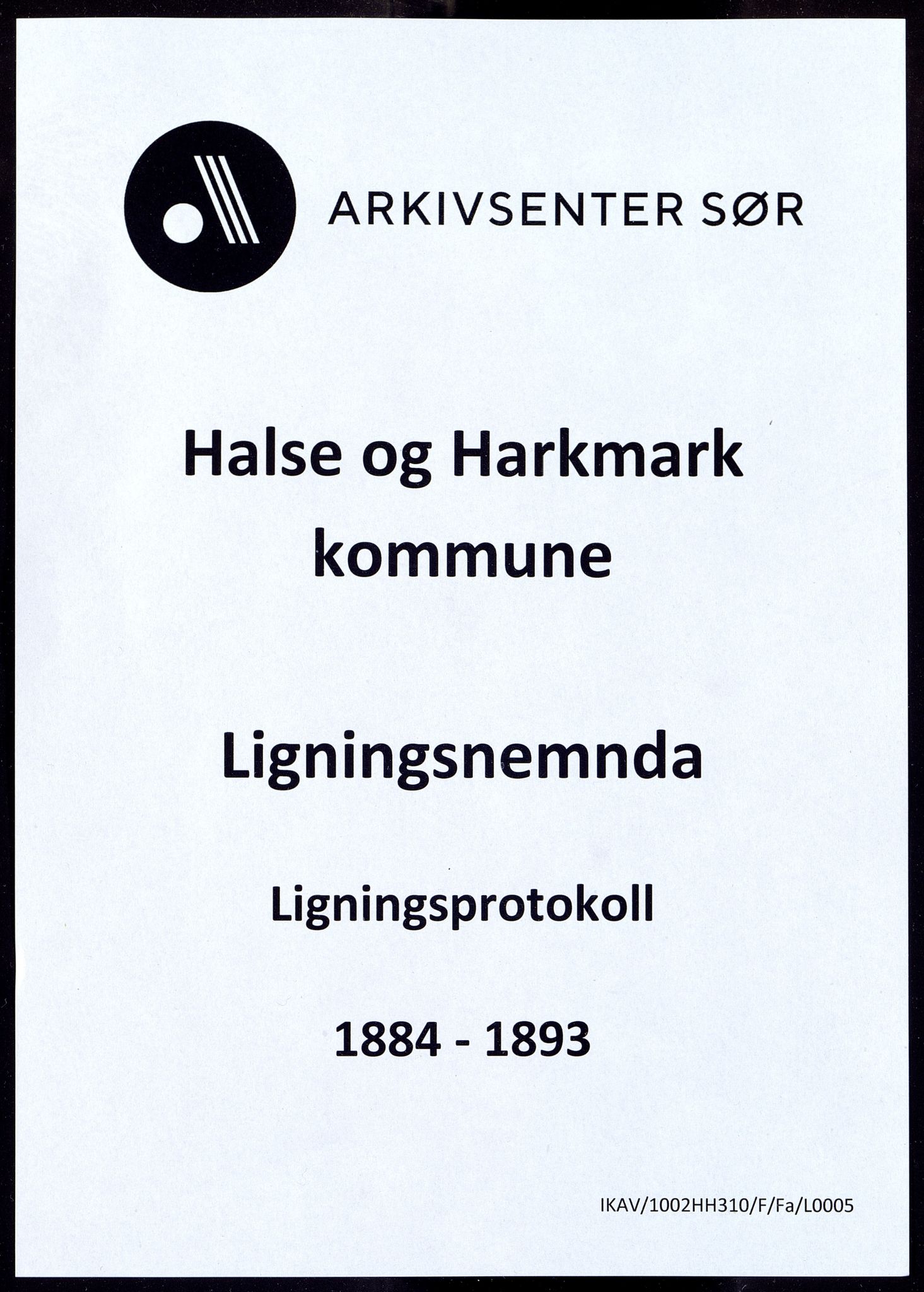 Halse og Harkmark kommune - Ligningsnemda, ARKSOR/1002HH310/F/Fa/L0005: Ligningsprotokoll, Halse, 1884-1893