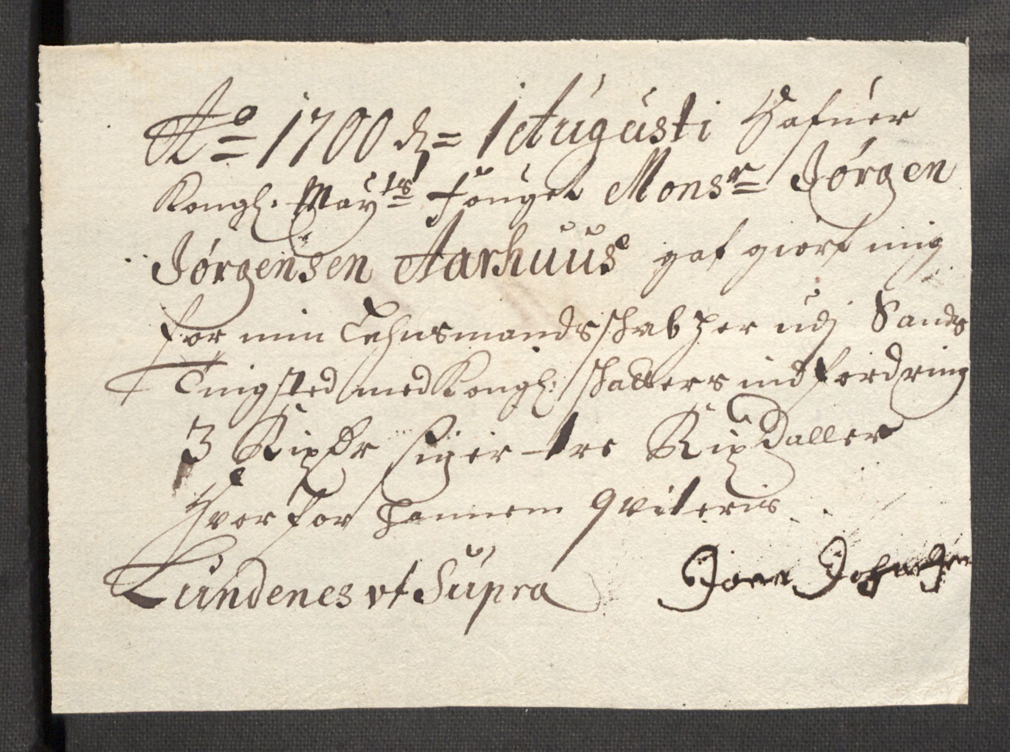 Rentekammeret inntil 1814, Reviderte regnskaper, Fogderegnskap, AV/RA-EA-4092/R68/L4755: Fogderegnskap Senja og Troms, 1700-1704, p. 93