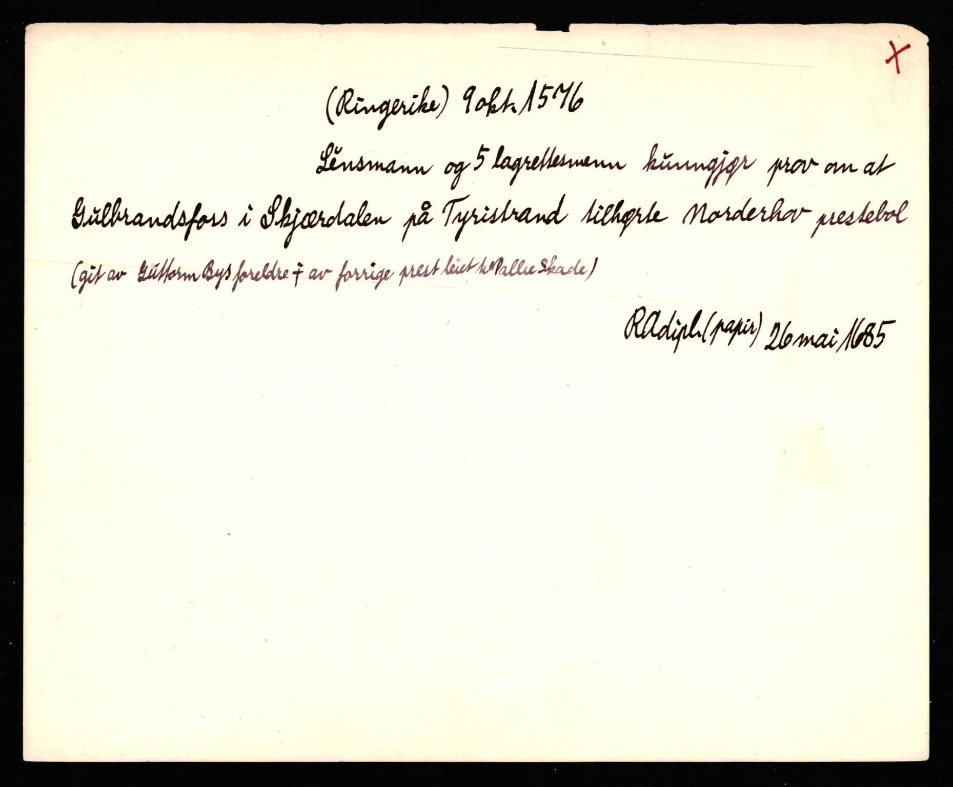 Riksarkivets diplomsamling, AV/RA-EA-5965/F35/F35b/L0002: Riksarkivets diplomer, seddelregister, 1567-1583, p. 335