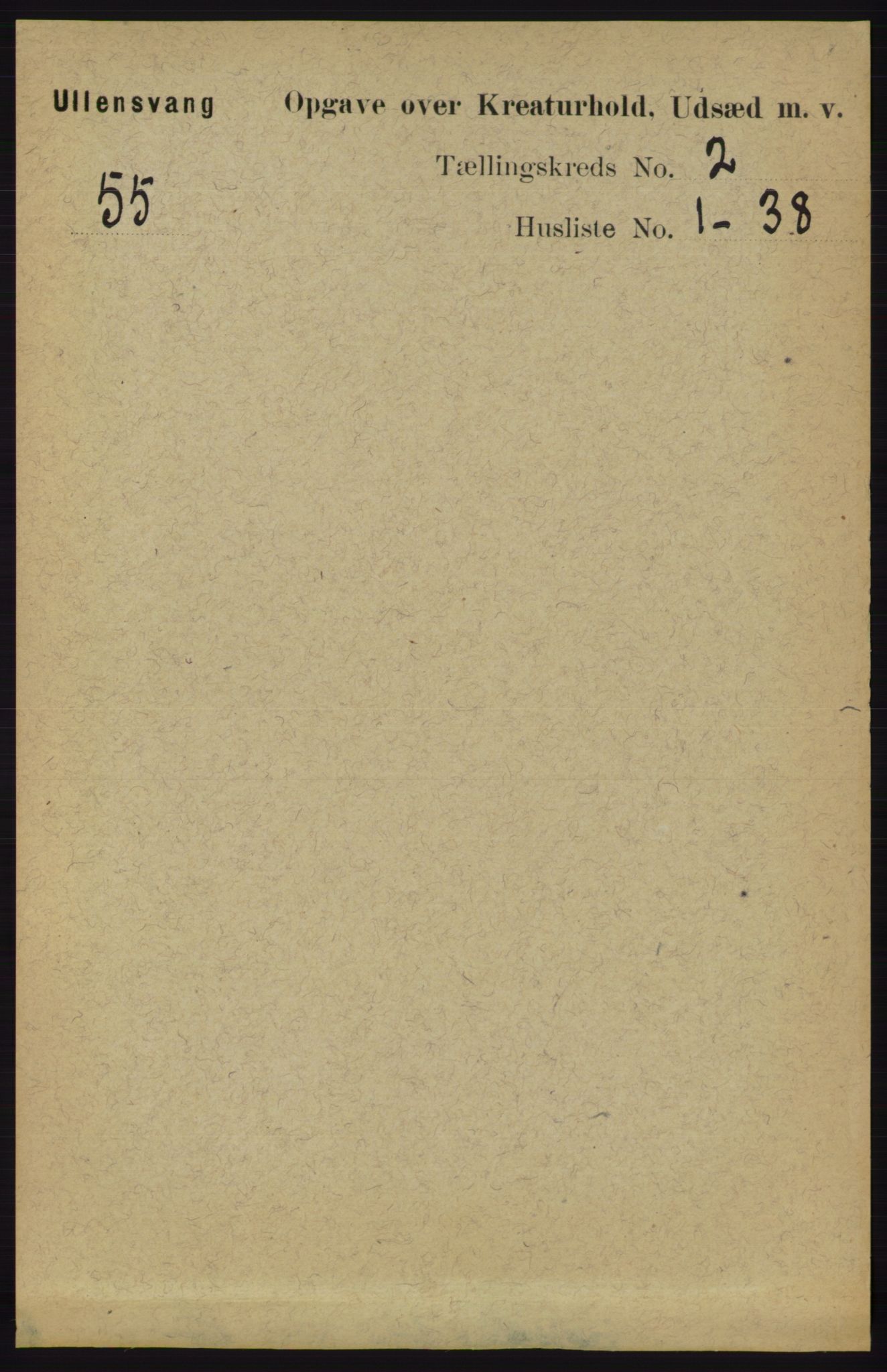RA, 1891 census for 1230 Ullensvang, 1891, p. 6733