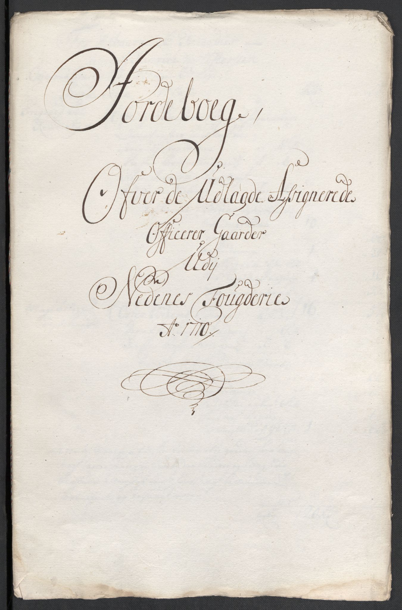 Rentekammeret inntil 1814, Reviderte regnskaper, Fogderegnskap, AV/RA-EA-4092/R39/L2319: Fogderegnskap Nedenes, 1710-1711, p. 58