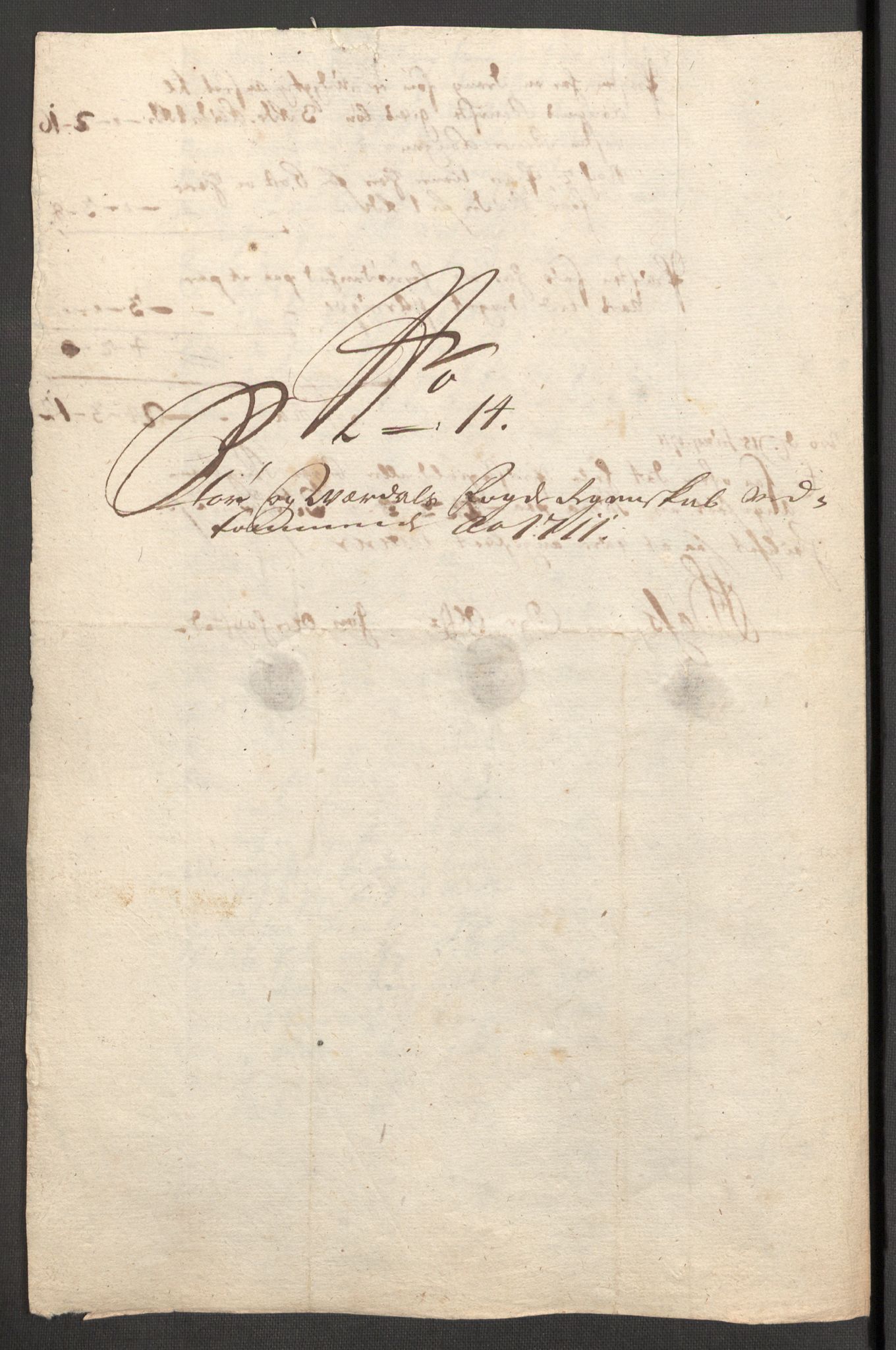 Rentekammeret inntil 1814, Reviderte regnskaper, Fogderegnskap, AV/RA-EA-4092/R62/L4201: Fogderegnskap Stjørdal og Verdal, 1711, p. 446