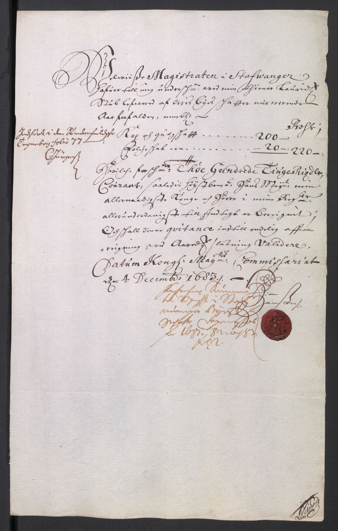 Rentekammeret inntil 1814, Reviderte regnskaper, Byregnskaper, AV/RA-EA-4066/R/Ro/L0301: [O3] Kontribusjonsregnskap, 1679-1684, p. 193