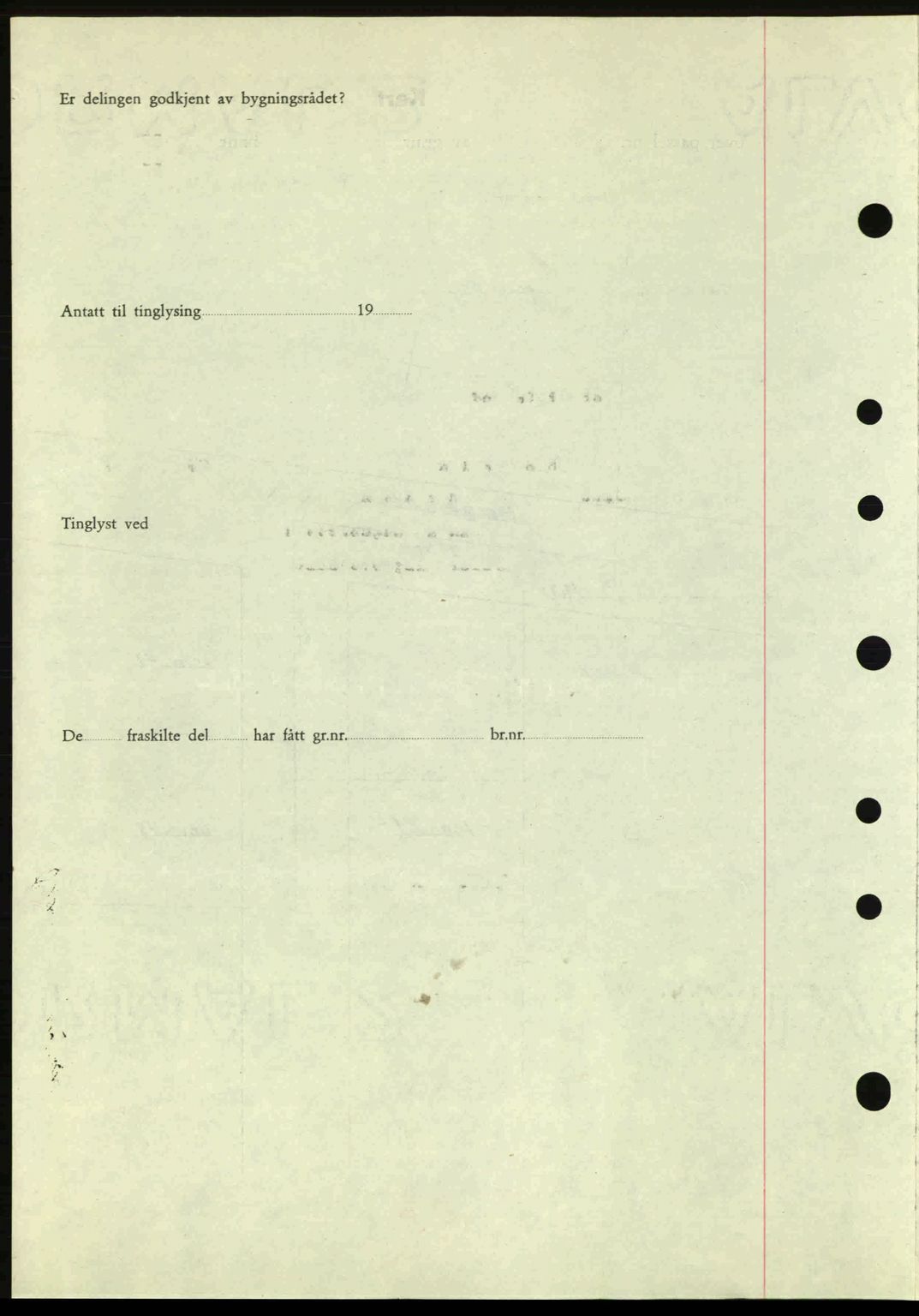 Nordre Sunnmøre sorenskriveri, AV/SAT-A-0006/1/2/2C/2Ca: Mortgage book no. A20a, 1945-1945, Diary no: : 778/1945