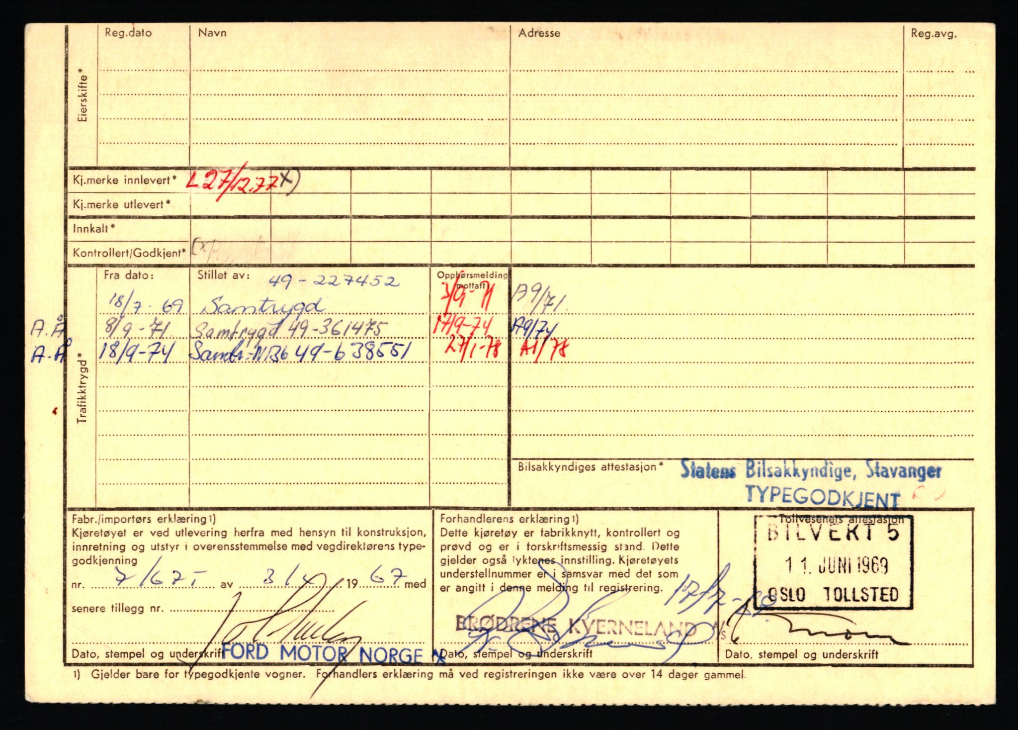 Stavanger trafikkstasjon, AV/SAST-A-101942/0/F/L0078: L-503000 - L-602908, 1930-1971, p. 622