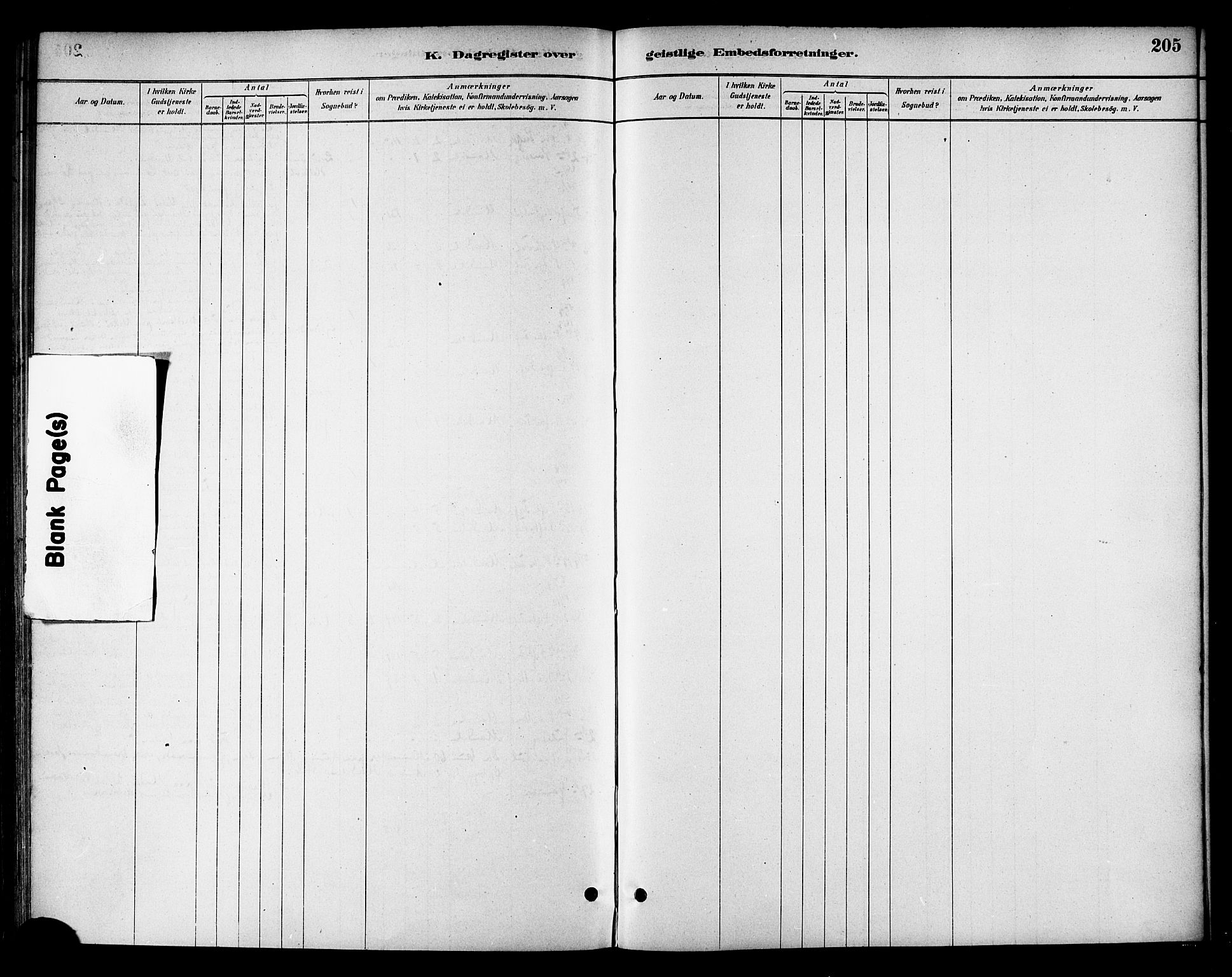 Ministerialprotokoller, klokkerbøker og fødselsregistre - Sør-Trøndelag, SAT/A-1456/654/L0663: Parish register (official) no. 654A01, 1880-1894, p. 205