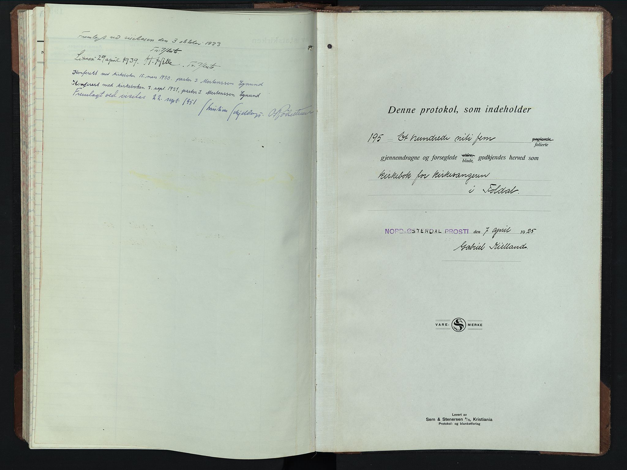 Alvdal prestekontor, AV/SAH-PREST-060/H/Ha/Hab/L0008: Parish register (copy) no. 8, 1925-1953