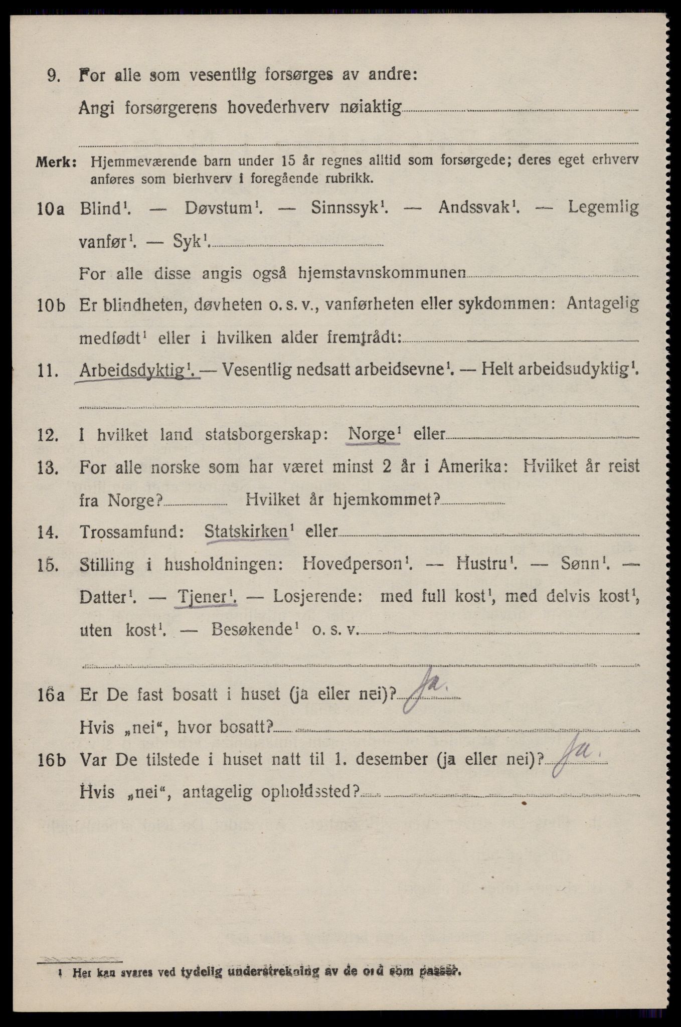 SAST, 1920 census for Rennesøy, 1920, p. 1931