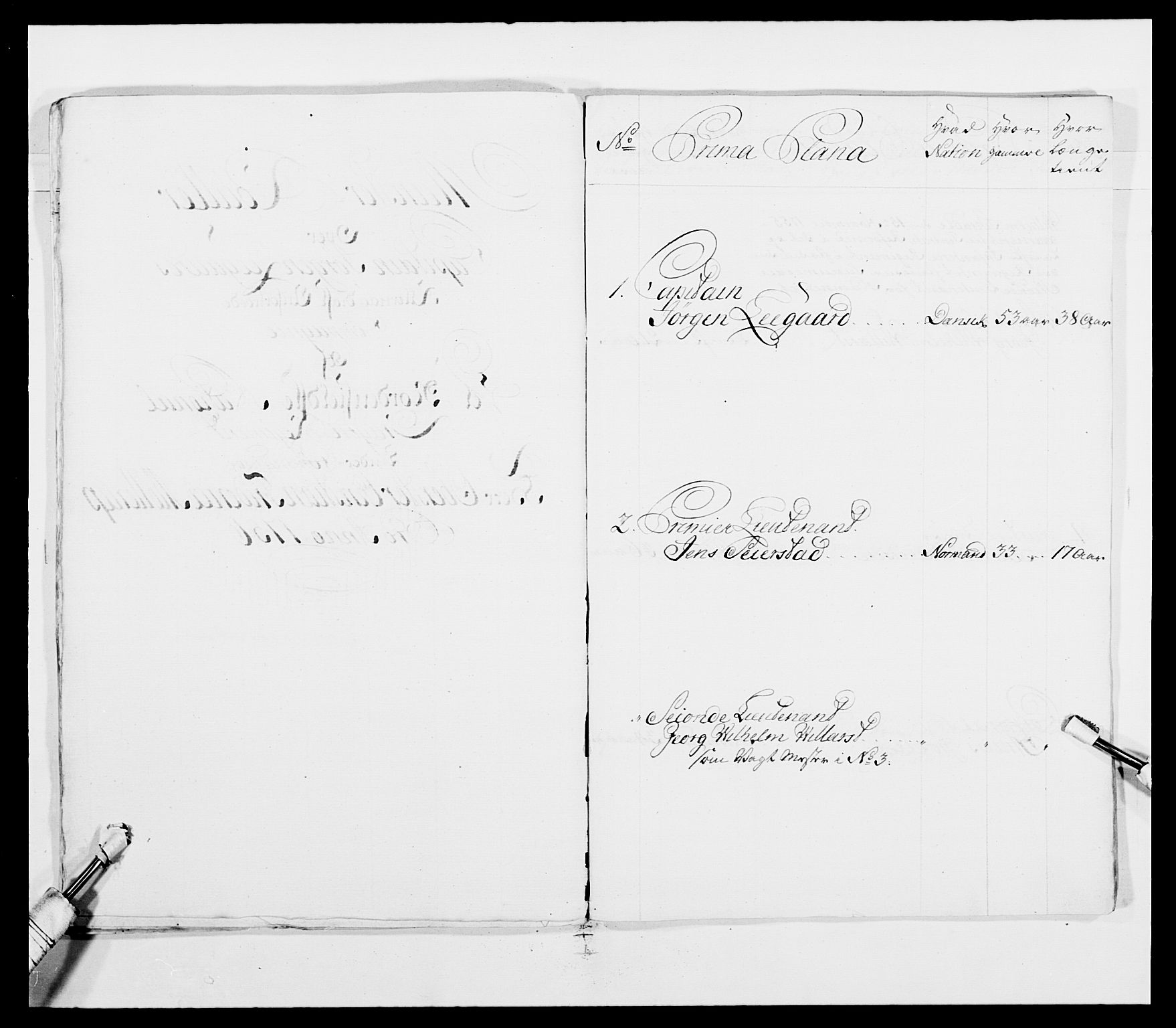 Kommanderende general (KG I) med Det norske krigsdirektorium, AV/RA-EA-5419/E/Ea/L0482: Nordafjelske dragonregiment, 1718-1761, p. 395