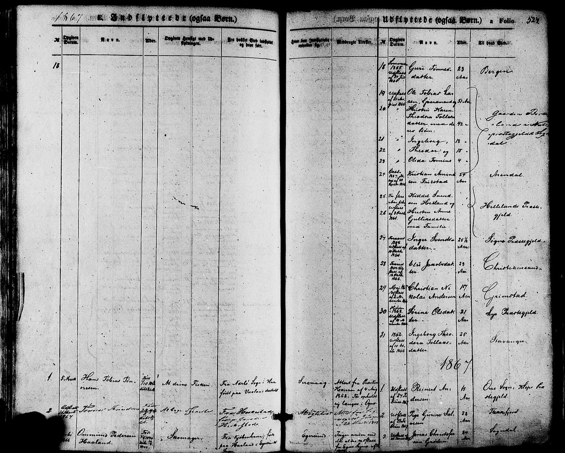 Eigersund sokneprestkontor, SAST/A-101807/S08/L0014: Parish register (official) no. A 13, 1866-1878, p. 524
