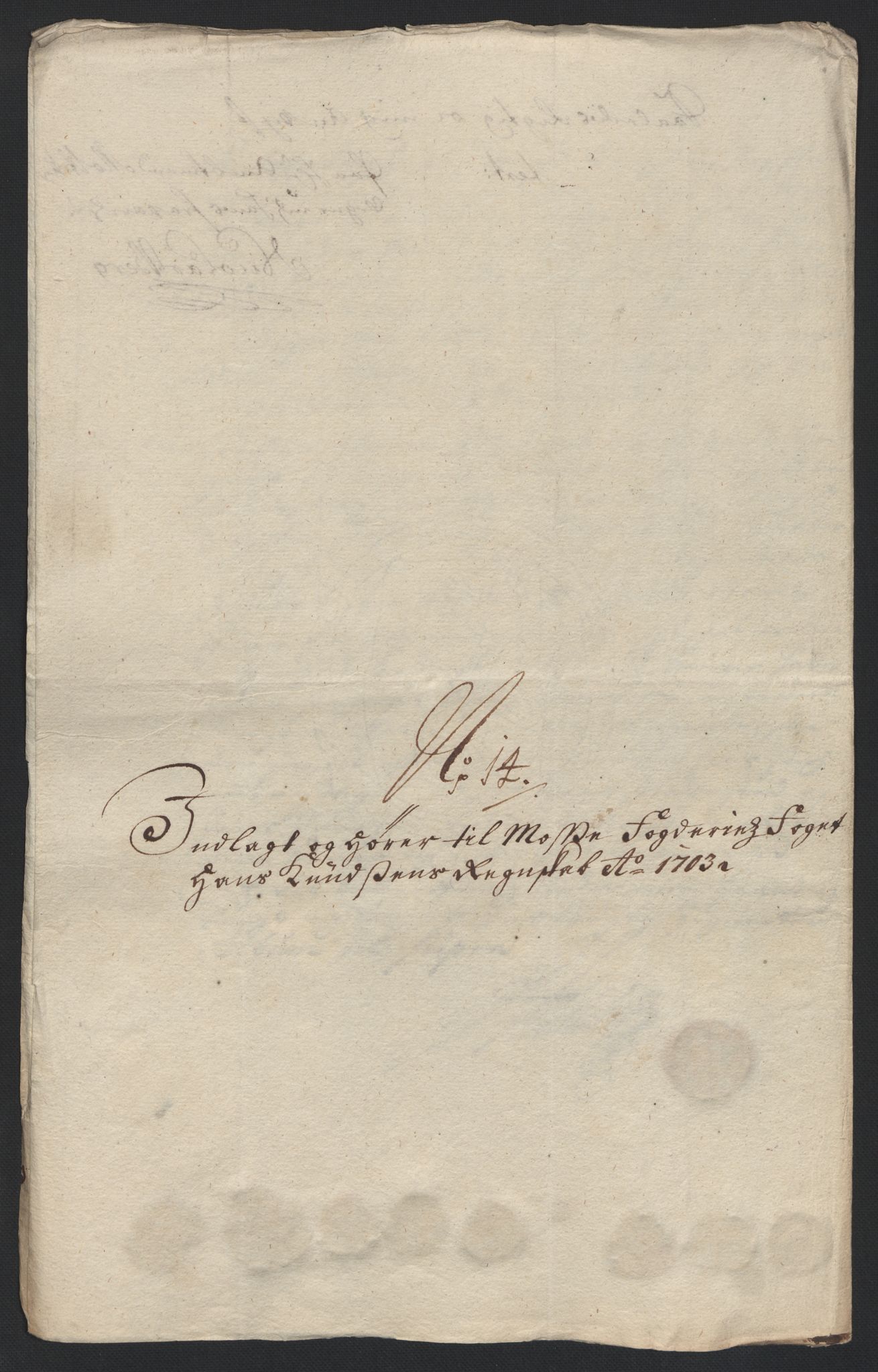 Rentekammeret inntil 1814, Reviderte regnskaper, Fogderegnskap, AV/RA-EA-4092/R04/L0132: Fogderegnskap Moss, Onsøy, Tune, Veme og Åbygge, 1703-1704, p. 163