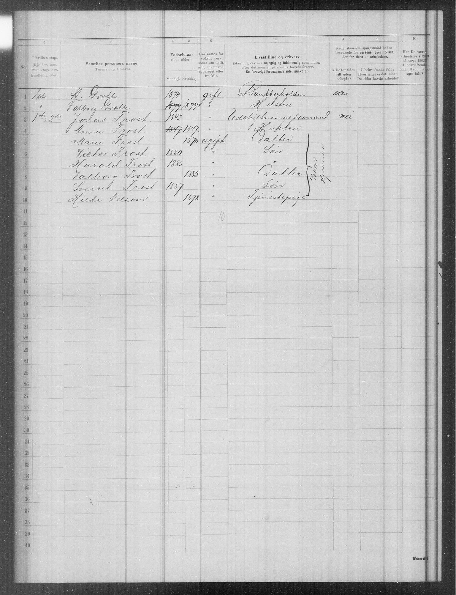 OBA, Municipal Census 1902 for Kristiania, 1902, p. 15589