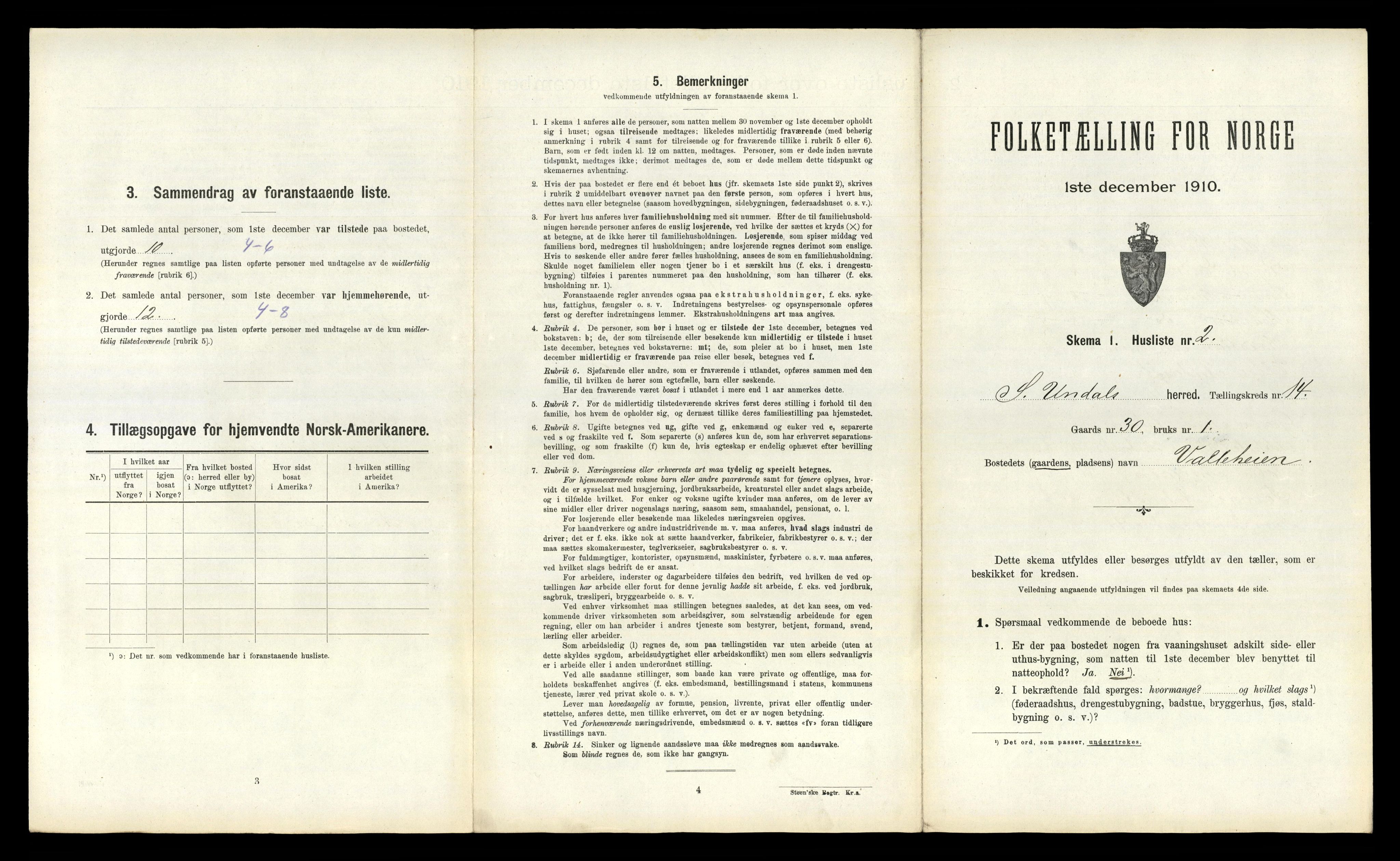 RA, 1910 census for Sør-Audnedal, 1910, p. 1215