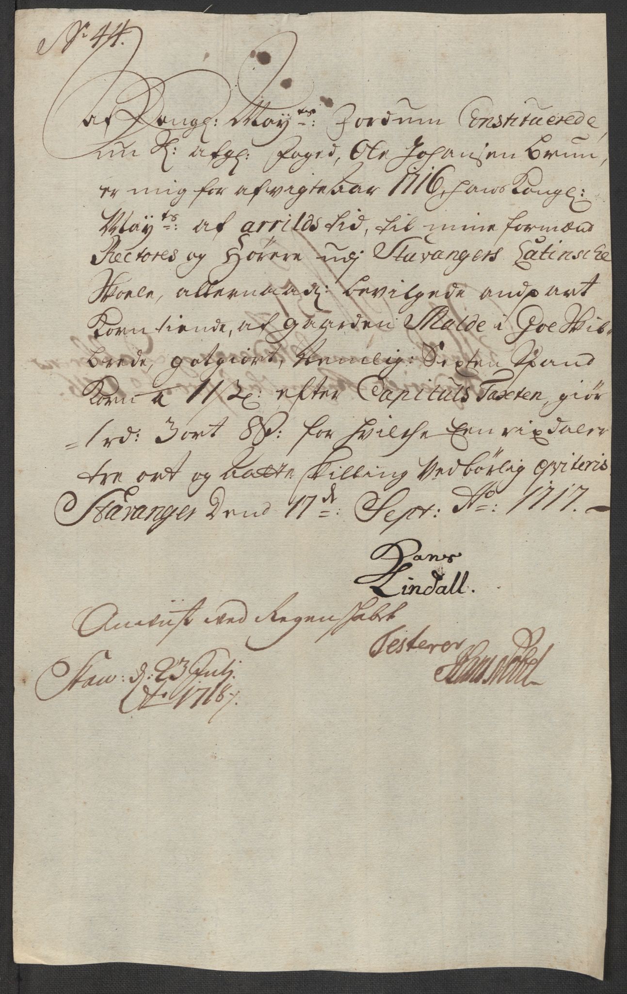 Rentekammeret inntil 1814, Reviderte regnskaper, Fogderegnskap, AV/RA-EA-4092/R46/L2740: Fogderegnskap Jæren og Dalane, 1715-1716, p. 457