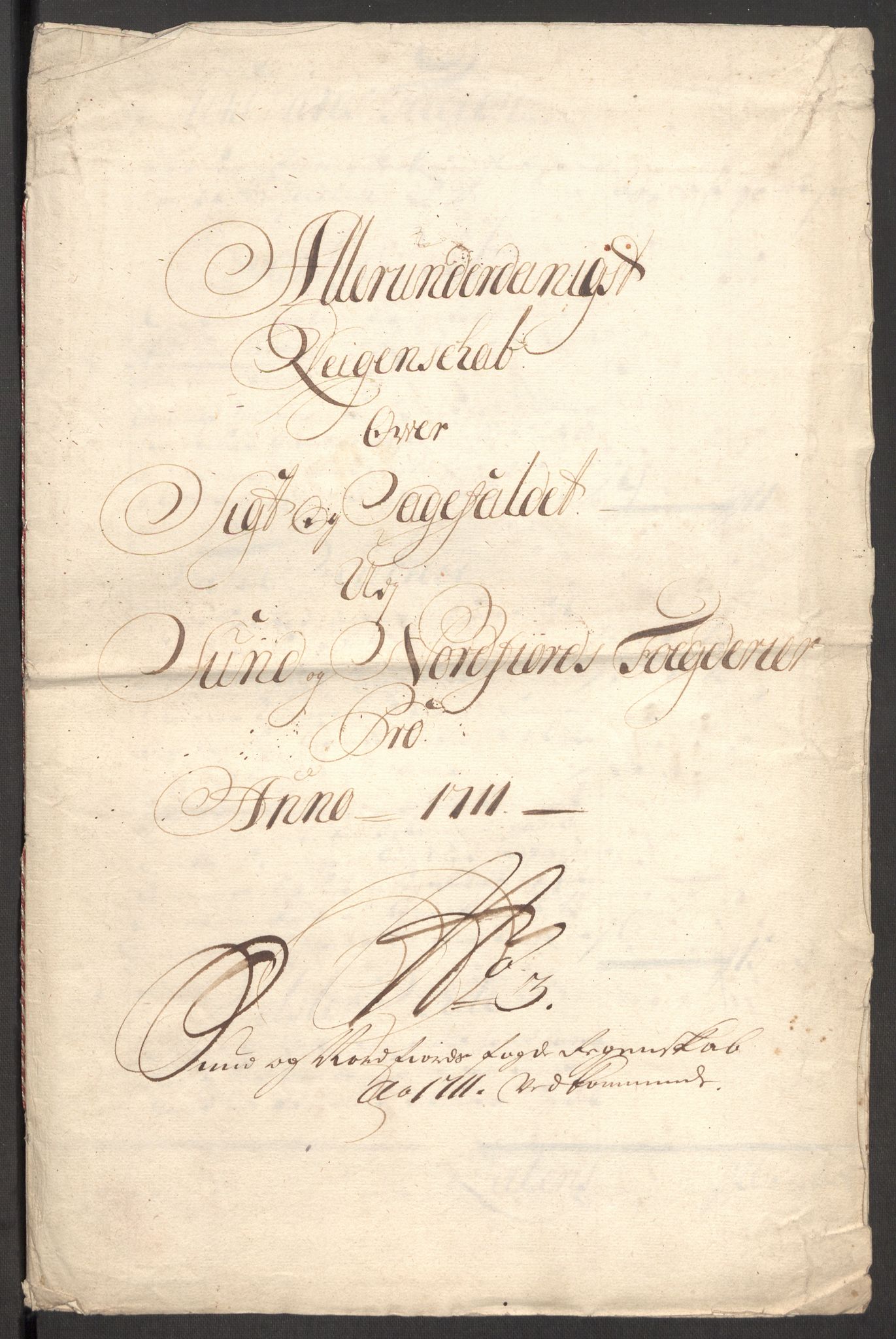 Rentekammeret inntil 1814, Reviderte regnskaper, Fogderegnskap, RA/EA-4092/R53/L3433: Fogderegnskap Sunn- og Nordfjord, 1710-1711, p. 240