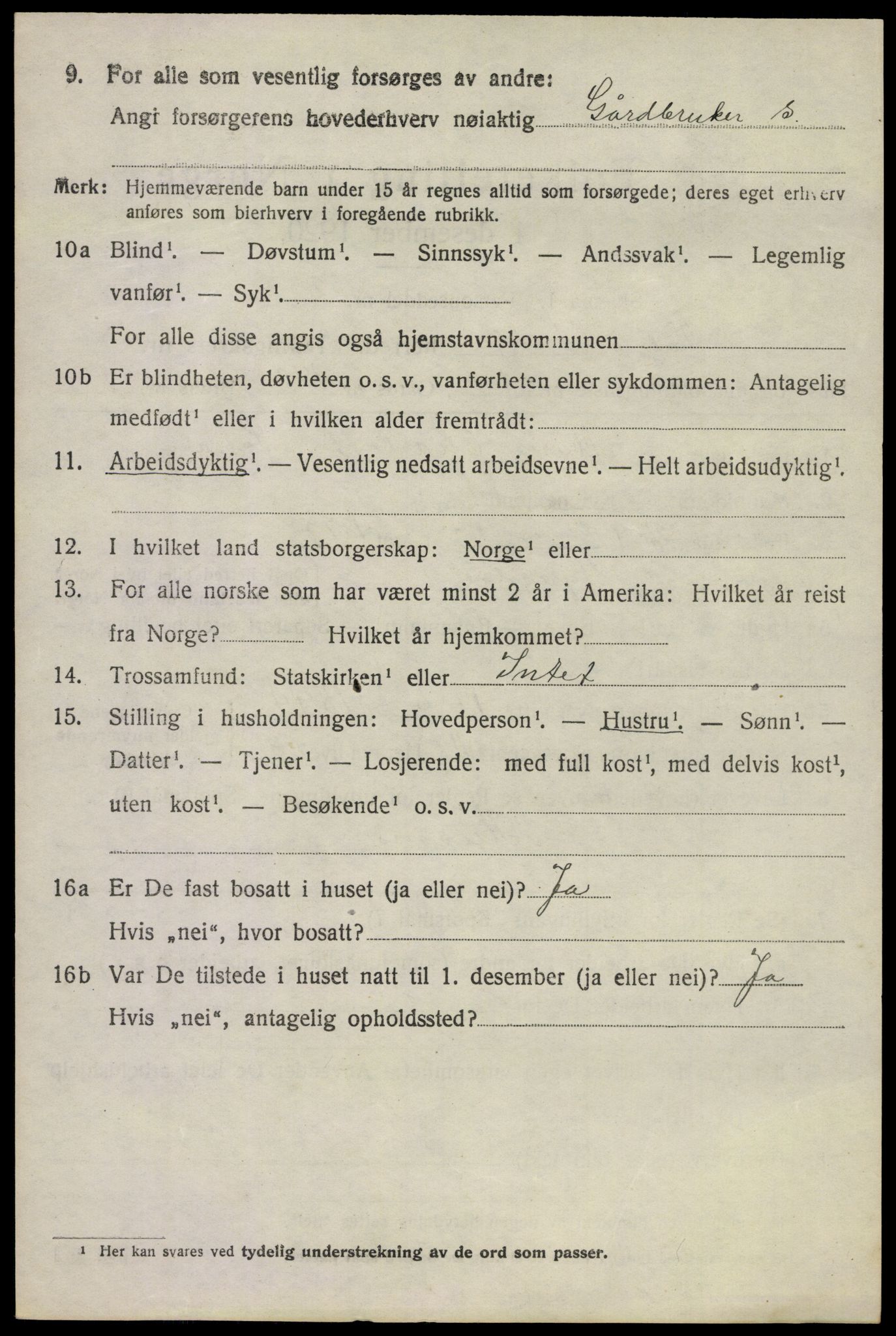 SAKO, 1920 census for Våle, 1920, p. 6163