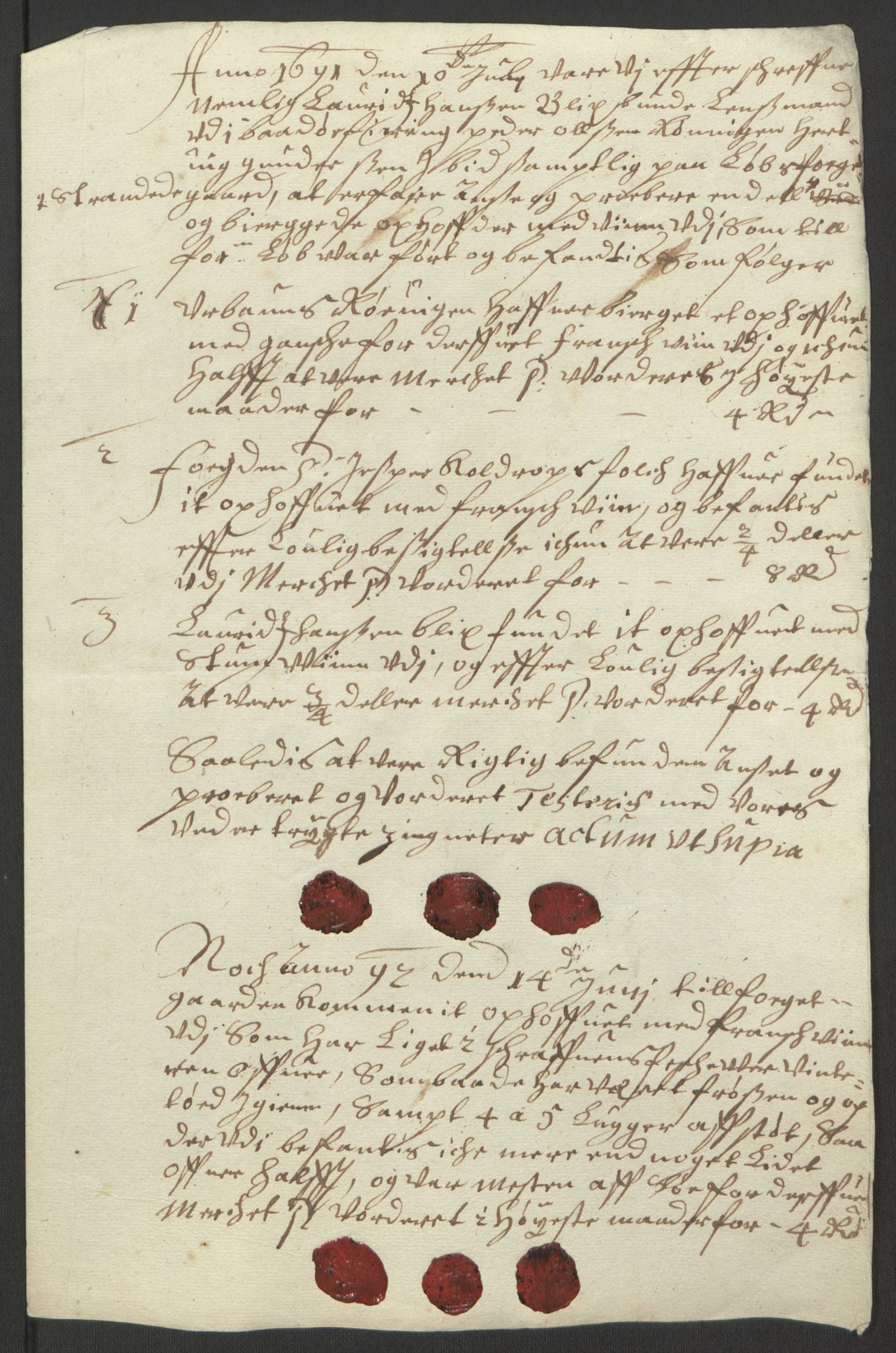 Rentekammeret inntil 1814, Reviderte regnskaper, Fogderegnskap, AV/RA-EA-4092/R66/L4577: Fogderegnskap Salten, 1691-1693, p. 238