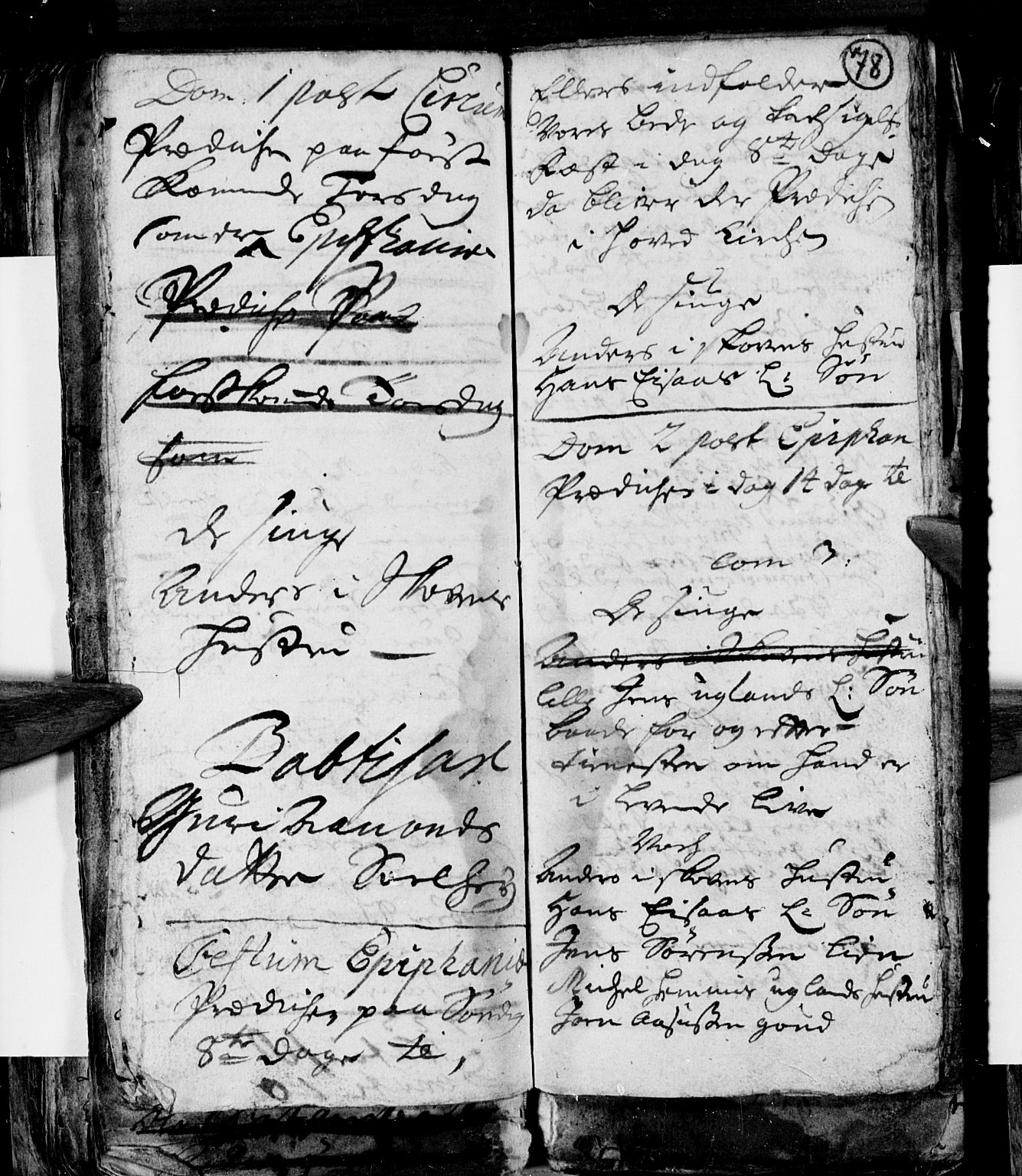 Søgne sokneprestkontor, SAK/1111-0037/F/Fa/Faa/L0001: Parish register (official) no. A 1, 1716-1740, p. 78