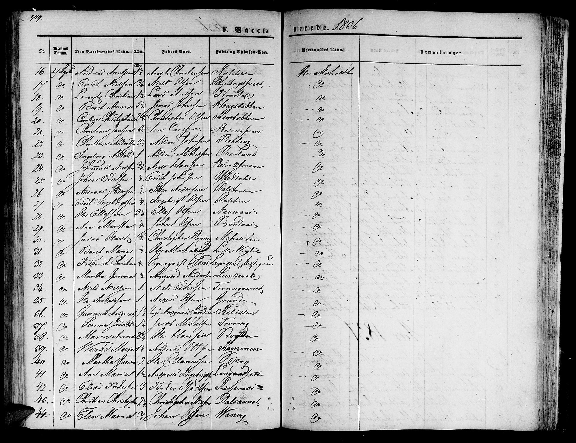 Ministerialprotokoller, klokkerbøker og fødselsregistre - Nord-Trøndelag, SAT/A-1458/701/L0006: Parish register (official) no. 701A06, 1825-1841, p. 379