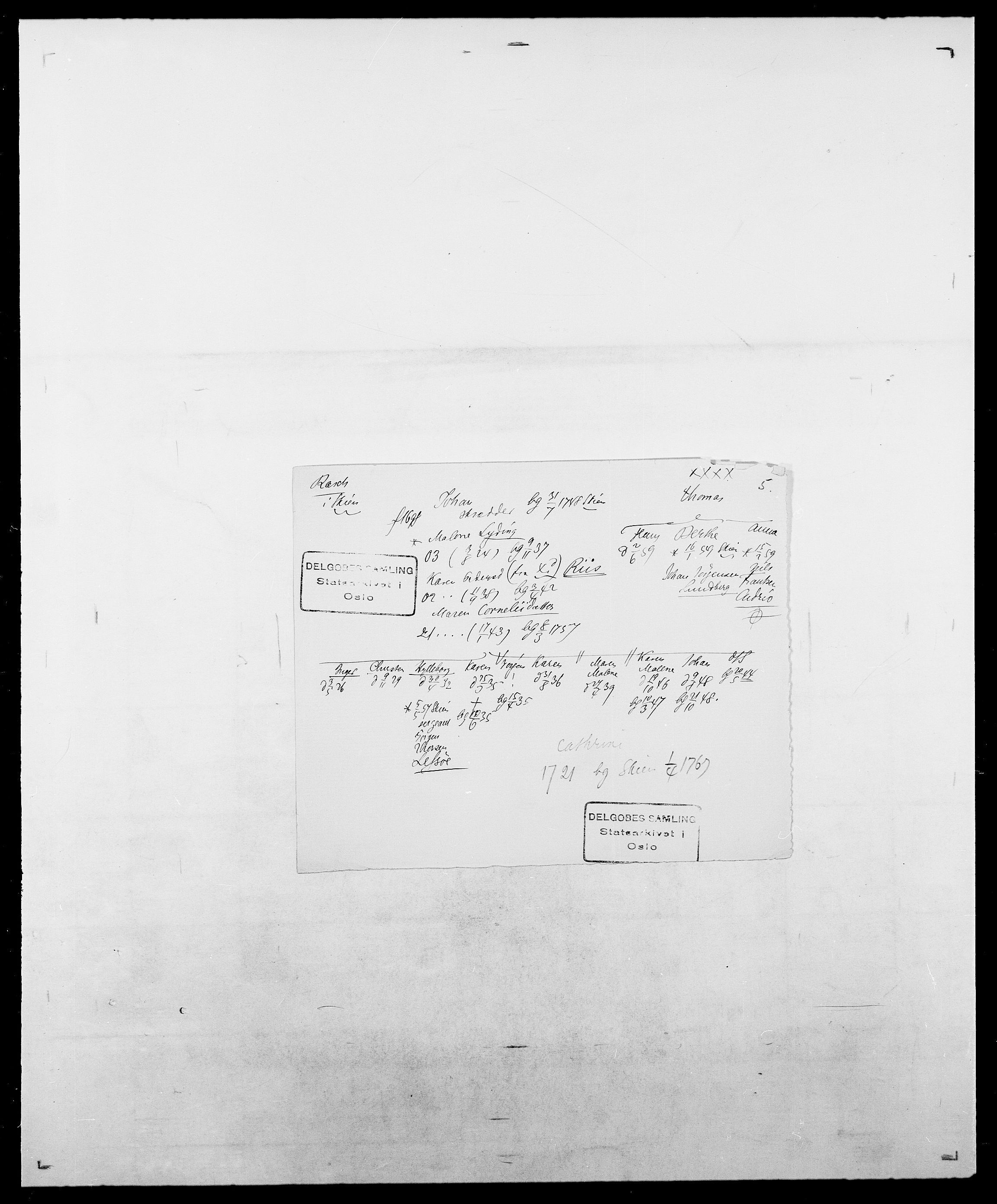 Delgobe, Charles Antoine - samling, AV/SAO-PAO-0038/D/Da/L0032: Rabakovsky - Rivertz, p. 142