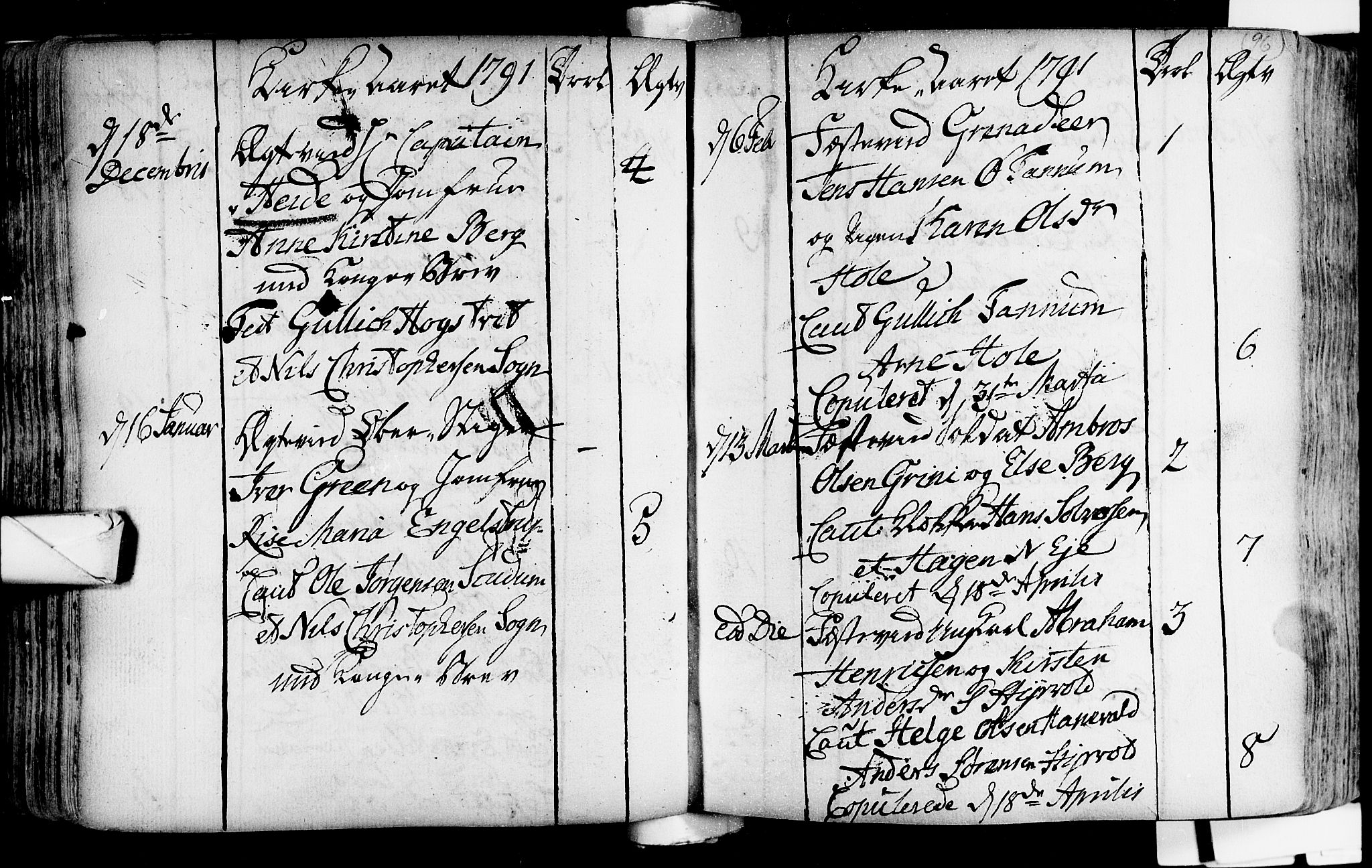 Lardal kirkebøker, SAKO/A-350/F/Fa/L0004: Parish register (official) no. i 4, 1733-1815, p. 96