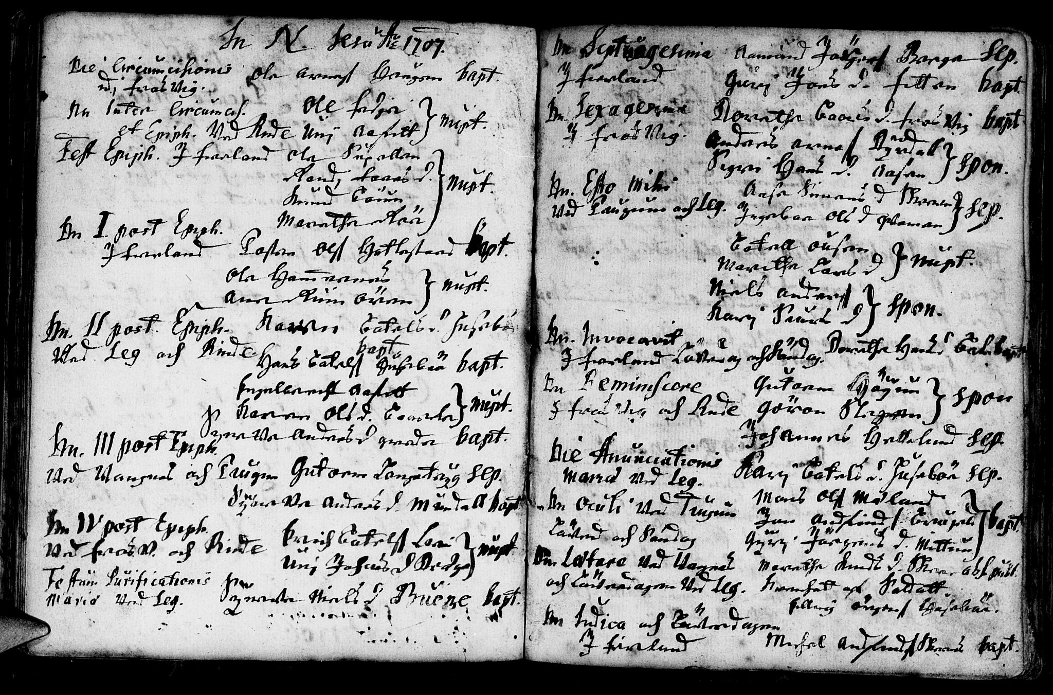 Leikanger sokneprestembete, AV/SAB-A-81001/H/Haa/Haaa/L0001: Parish register (official) no. A 1, 1690-1734, p. 71