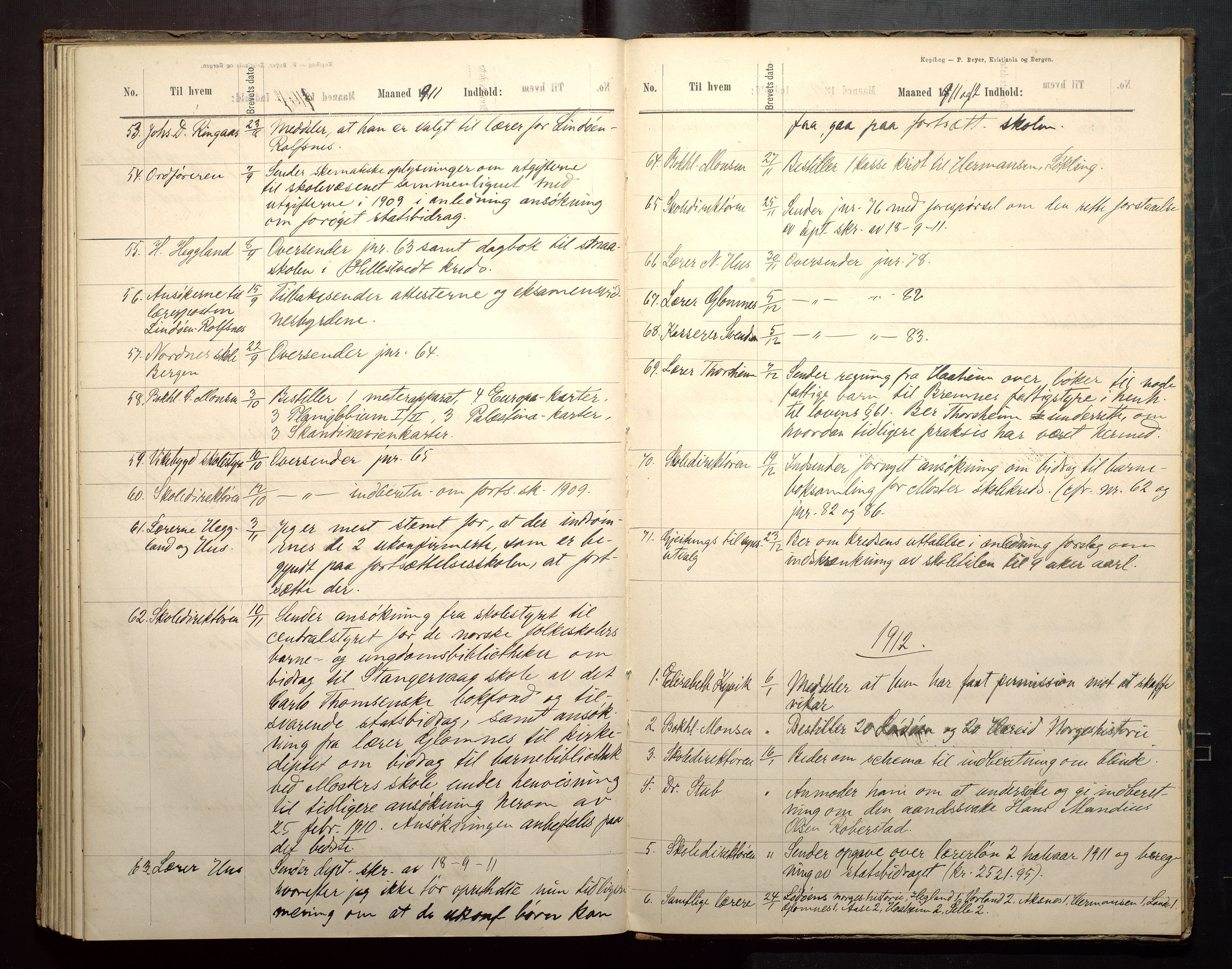 Finnaas kommune. Skulestyret, IKAH/1218a-211/B/Ba/L0001: Kopibok for Finnås skulestyre, 1890-1914, p. 89