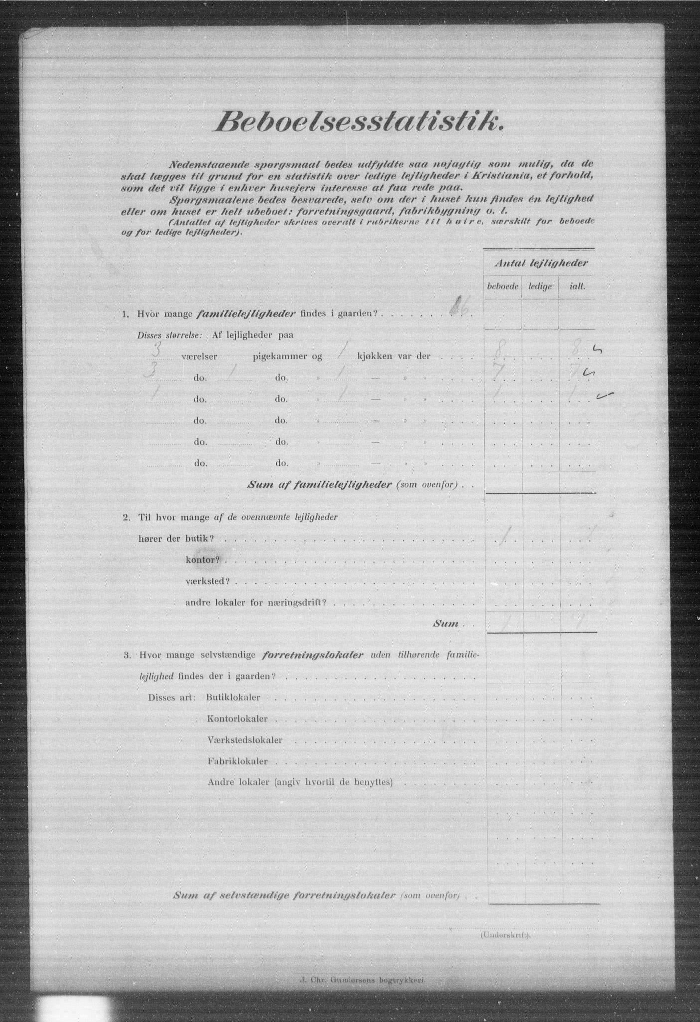 OBA, Municipal Census 1903 for Kristiania, 1903, p. 11639