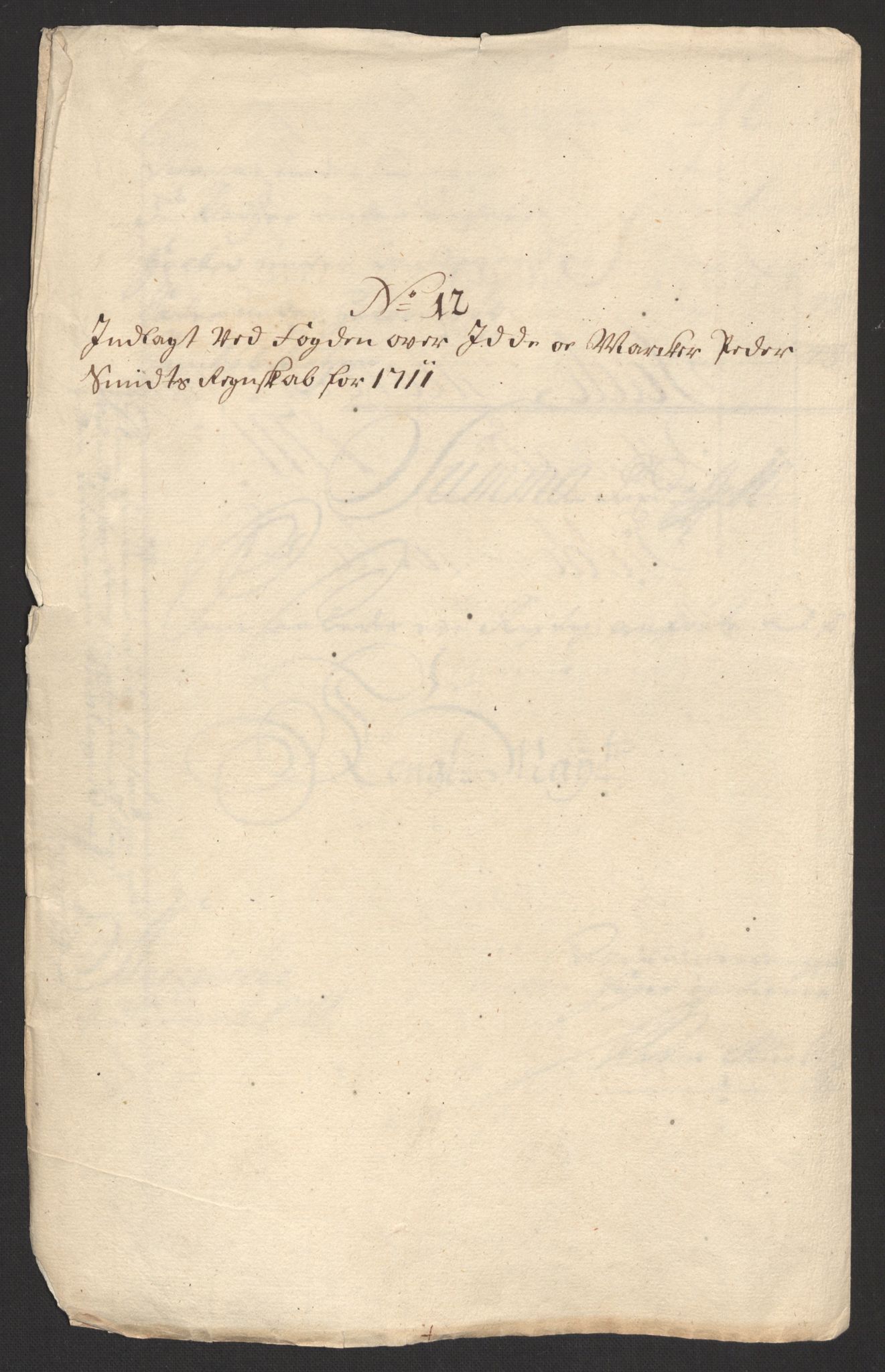 Rentekammeret inntil 1814, Reviderte regnskaper, Fogderegnskap, RA/EA-4092/R01/L0020: Fogderegnskap Idd og Marker, 1711, p. 94