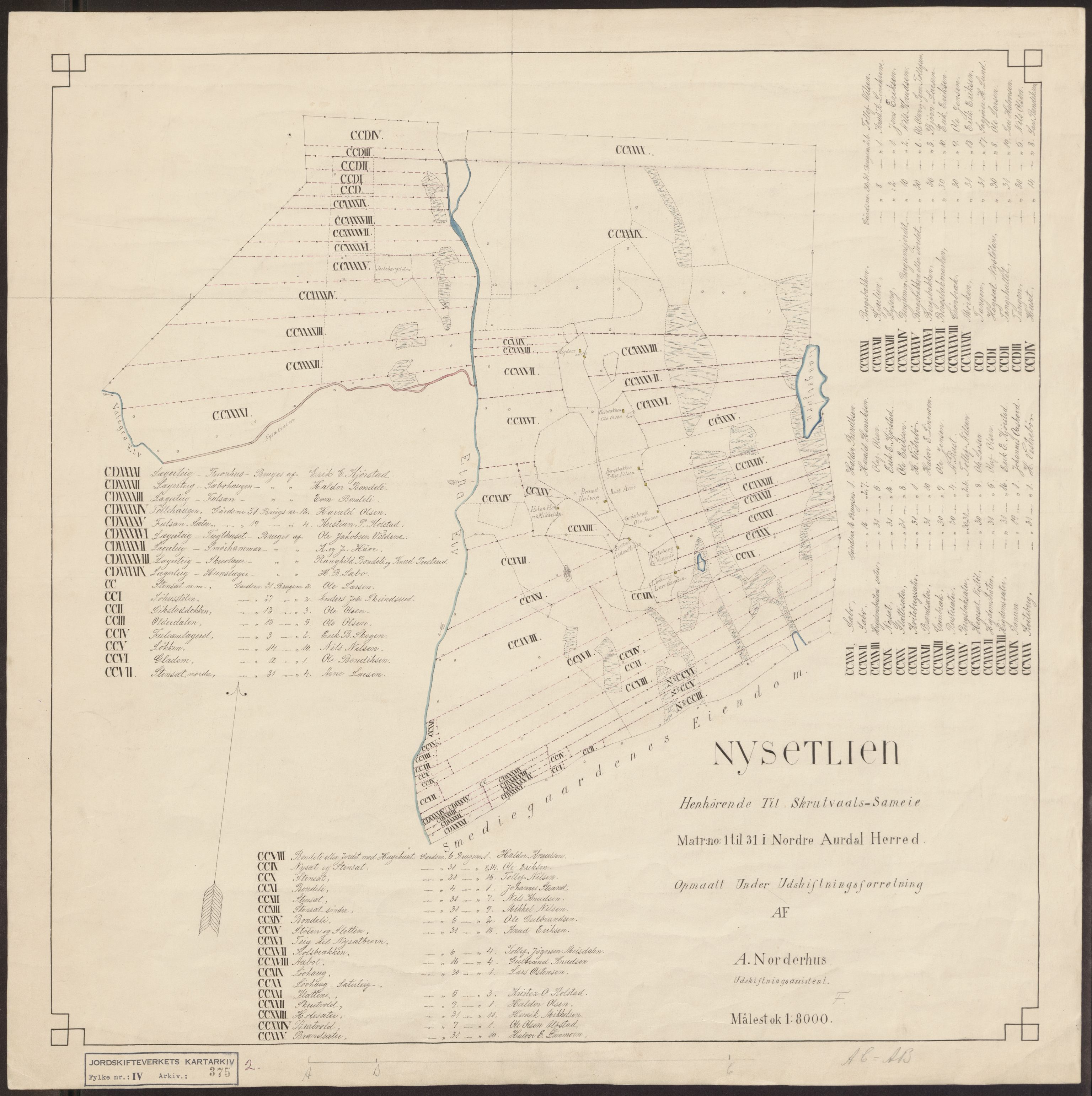 Jordskifteverkets kartarkiv, AV/RA-S-3929/T, 1859-1988, p. 445