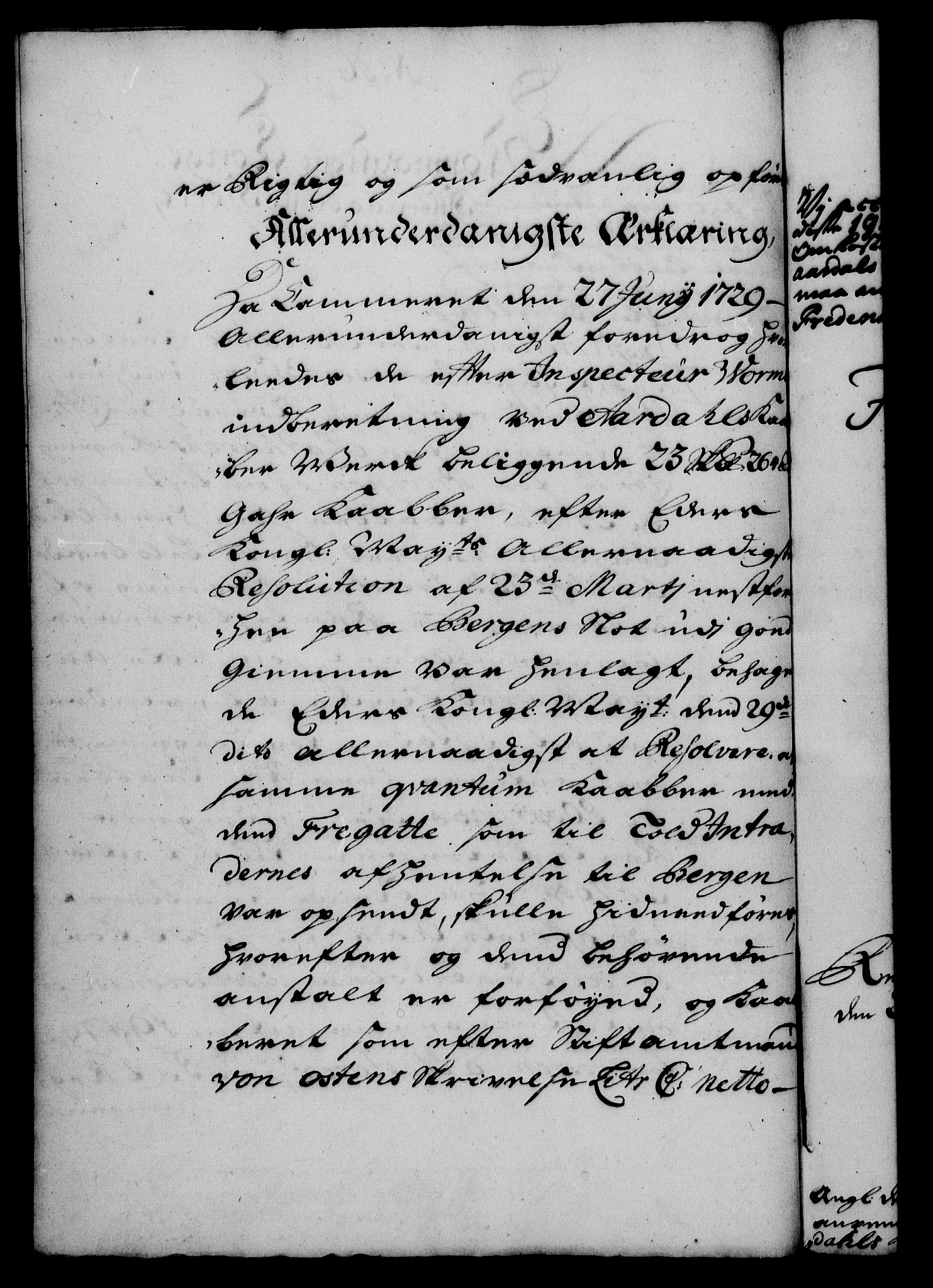 Rentekammeret, Kammerkanselliet, RA/EA-3111/G/Gf/Gfa/L0013: Norsk relasjons- og resolusjonsprotokoll (merket RK 52.13), 1730, p. 344