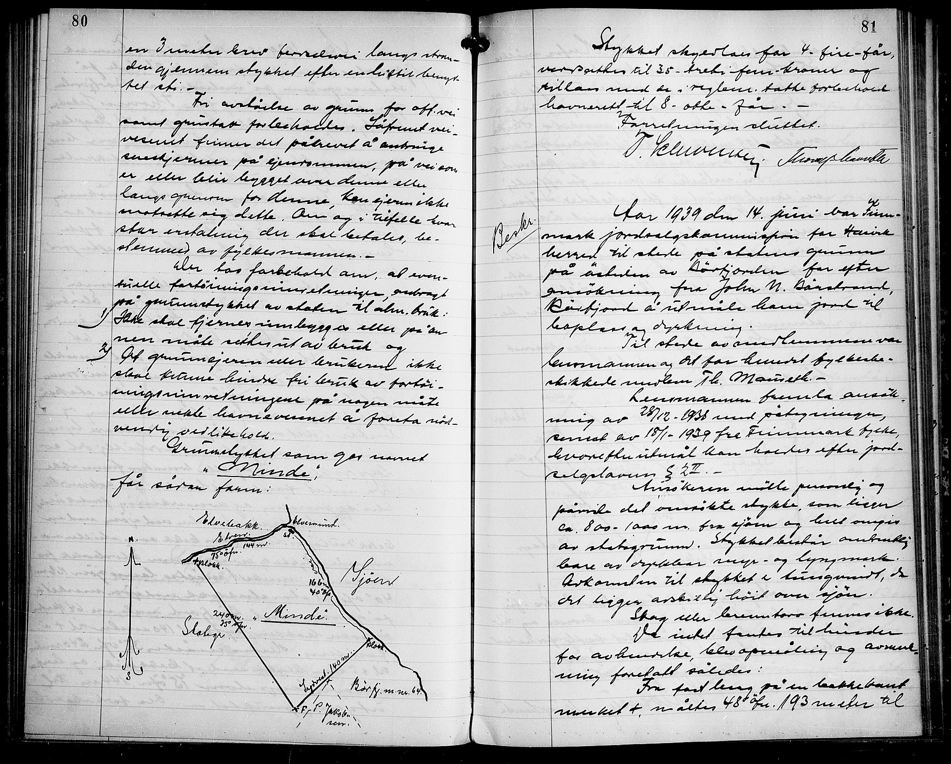 Lensmannen i Hasvik (hos Finnmarkseiendommen)*, FIEI/-, 1938-1944, p. 80-81