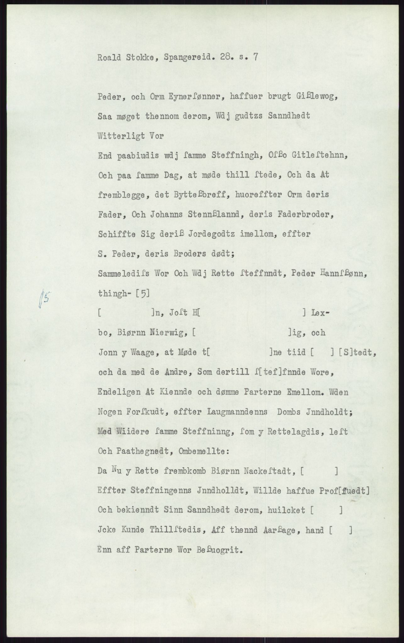 Samlinger til kildeutgivelse, Diplomavskriftsamlingen, AV/RA-EA-4053/H/Ha, p. 3117