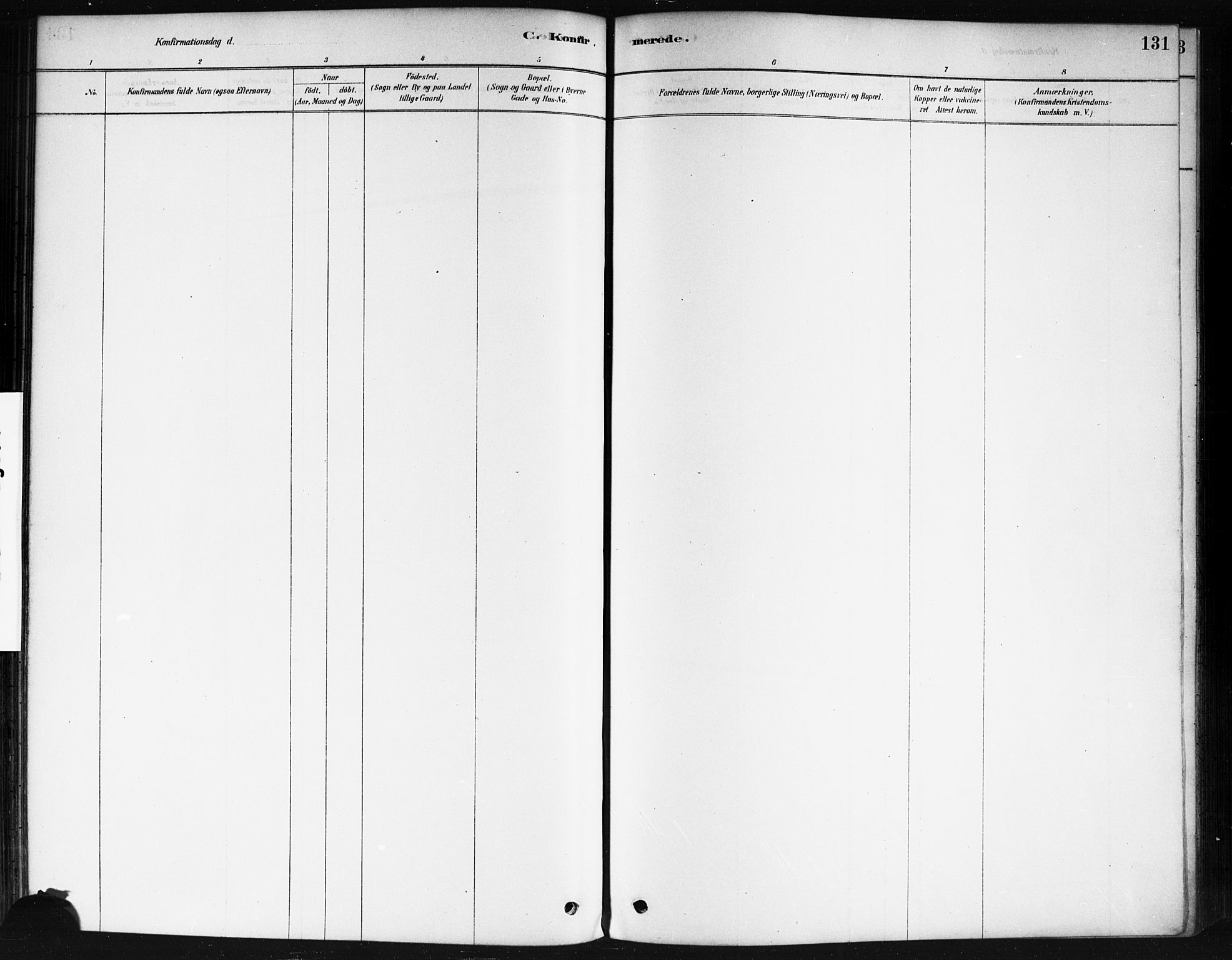 Våler prestekontor Kirkebøker, AV/SAO-A-11083/F/Fa/L0010: Parish register (official) no. I 10, 1878-1896, p. 131