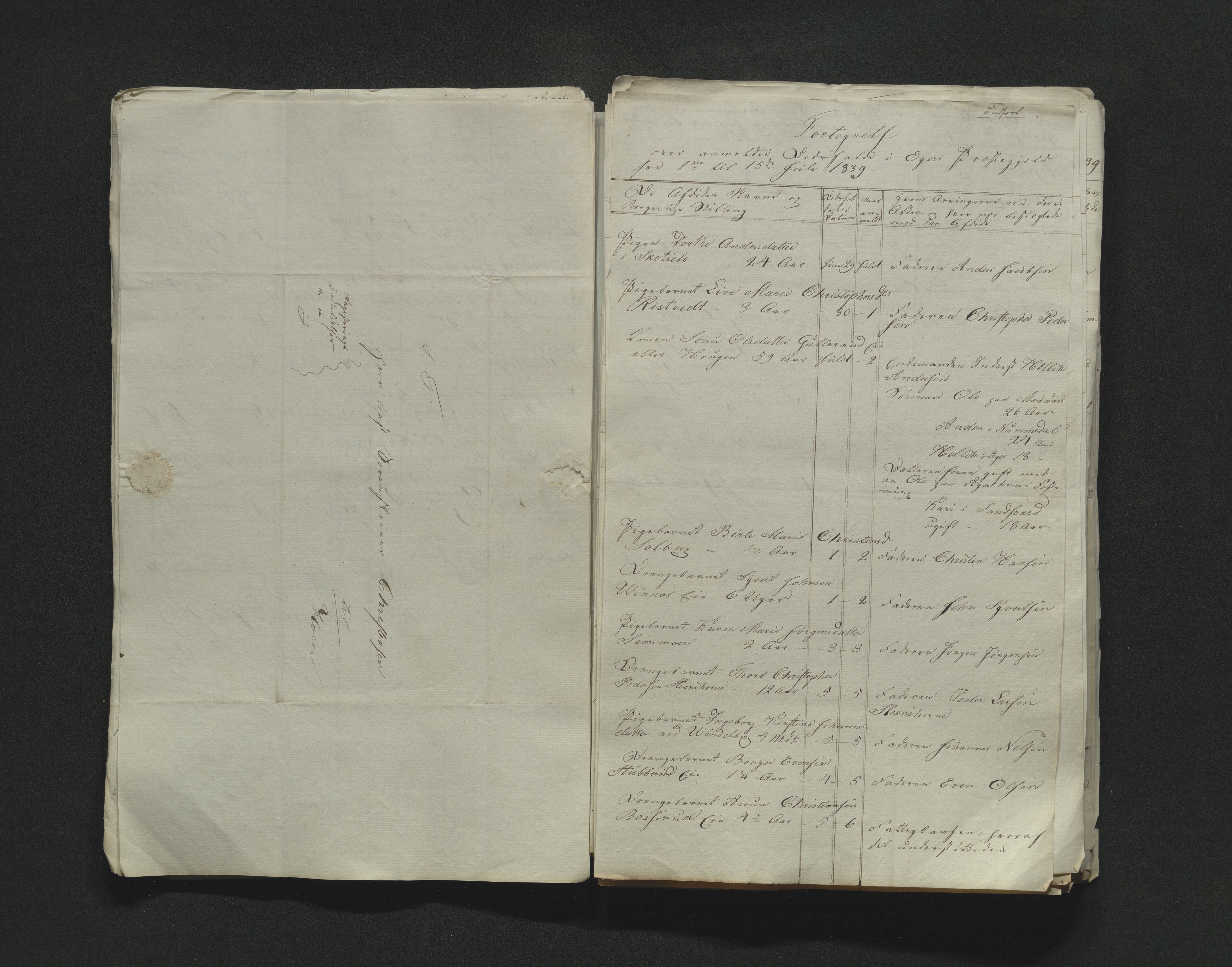 Eiker, Modum og Sigdal sorenskriveri, AV/SAKO-A-123/H/Ha/Hab/L0005: Dødsfallsmeldinger, 1837-1840