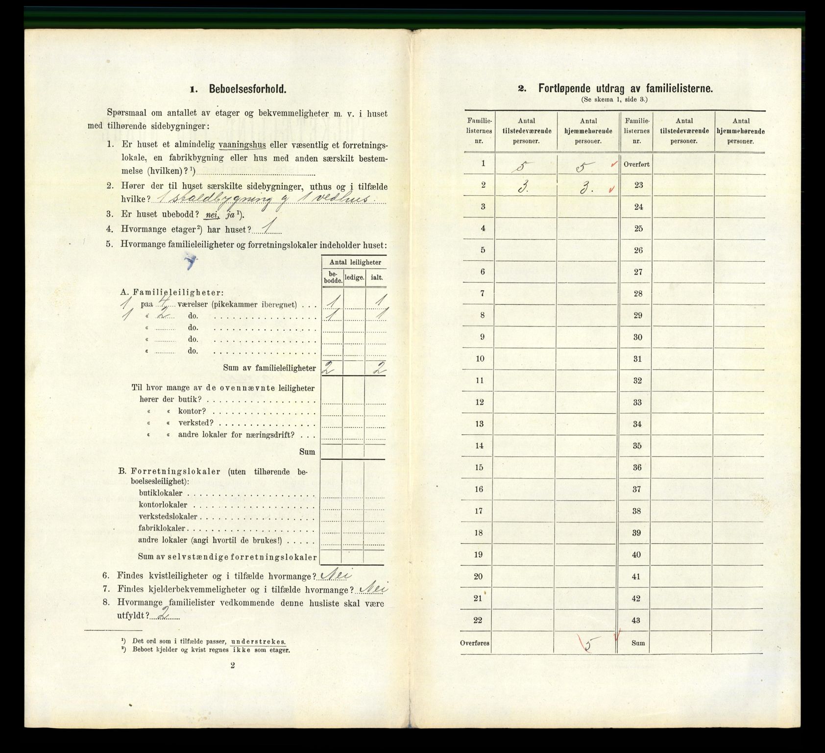 RA, 1910 census for Sandnes, 1910, p. 1461