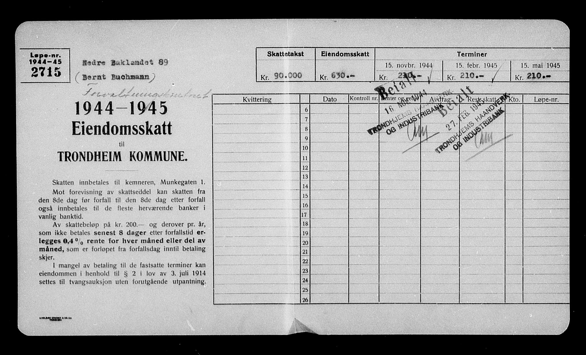 Justisdepartementet, Tilbakeføringskontoret for inndratte formuer, AV/RA-S-1564/H/Hc/Hca/L0906: --, 1945-1947, p. 248