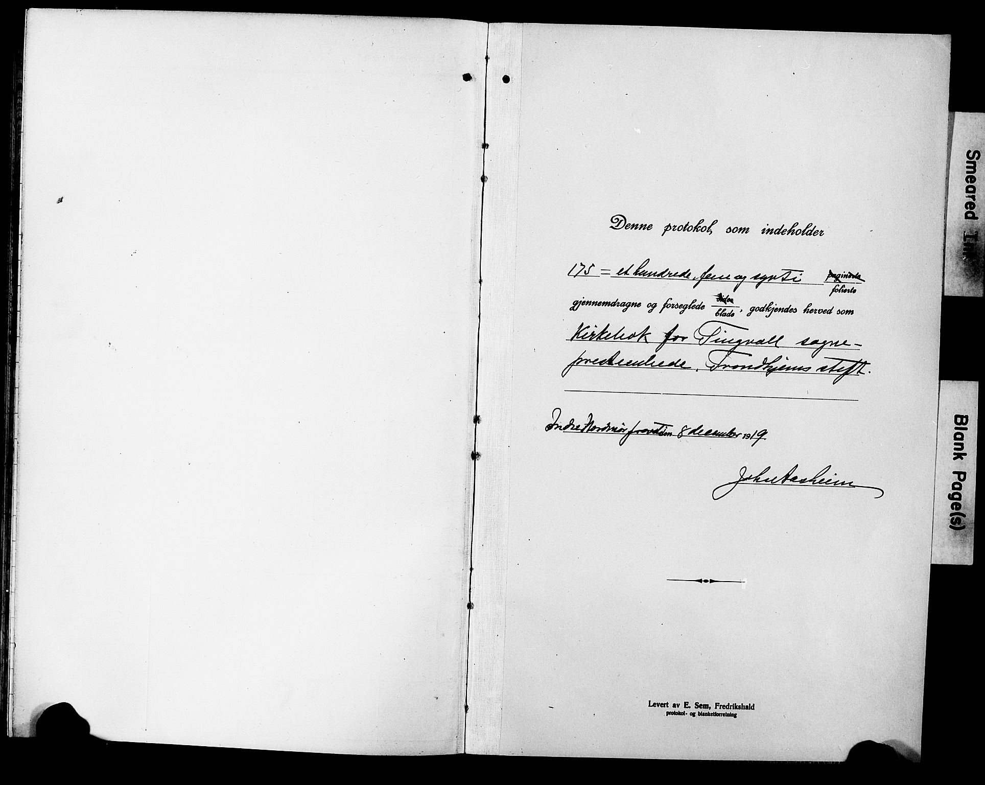 Ministerialprotokoller, klokkerbøker og fødselsregistre - Møre og Romsdal, SAT/A-1454/586/L0994: Parish register (copy) no. 586C05, 1919-1927