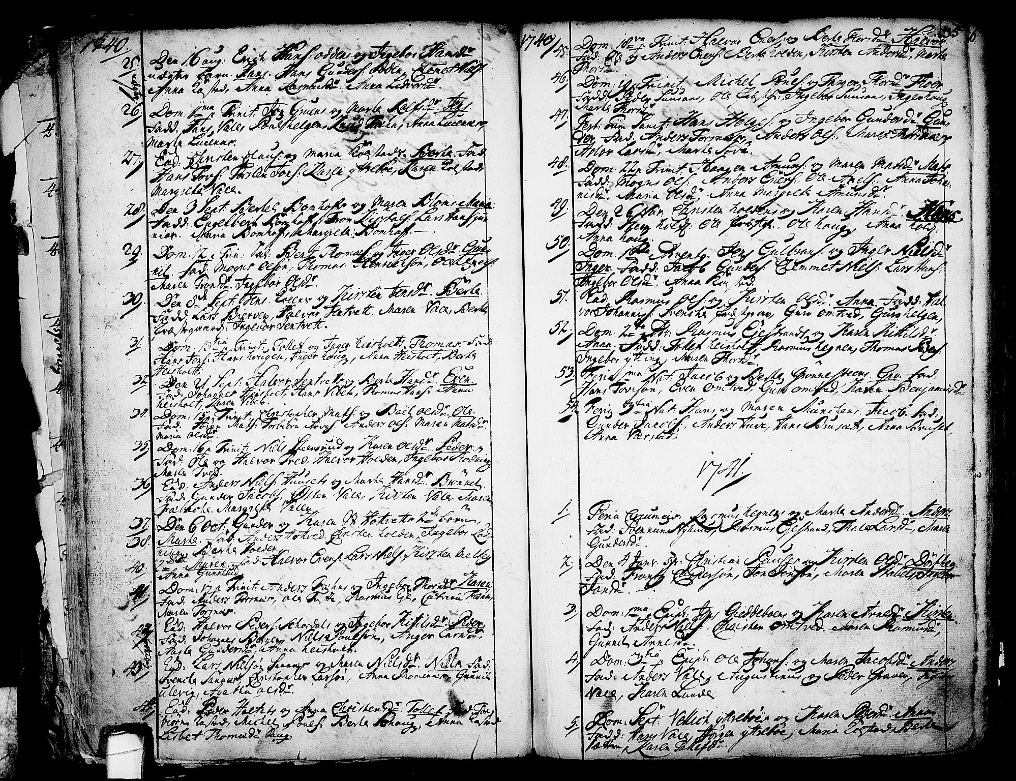 Holla kirkebøker, SAKO/A-272/F/Fa/L0001: Parish register (official) no. 1, 1717-1779, p. 35