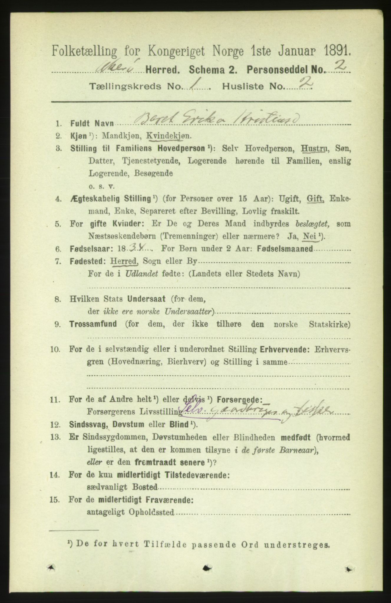 RA, 1891 census for 1545 Aukra, 1891, p. 103