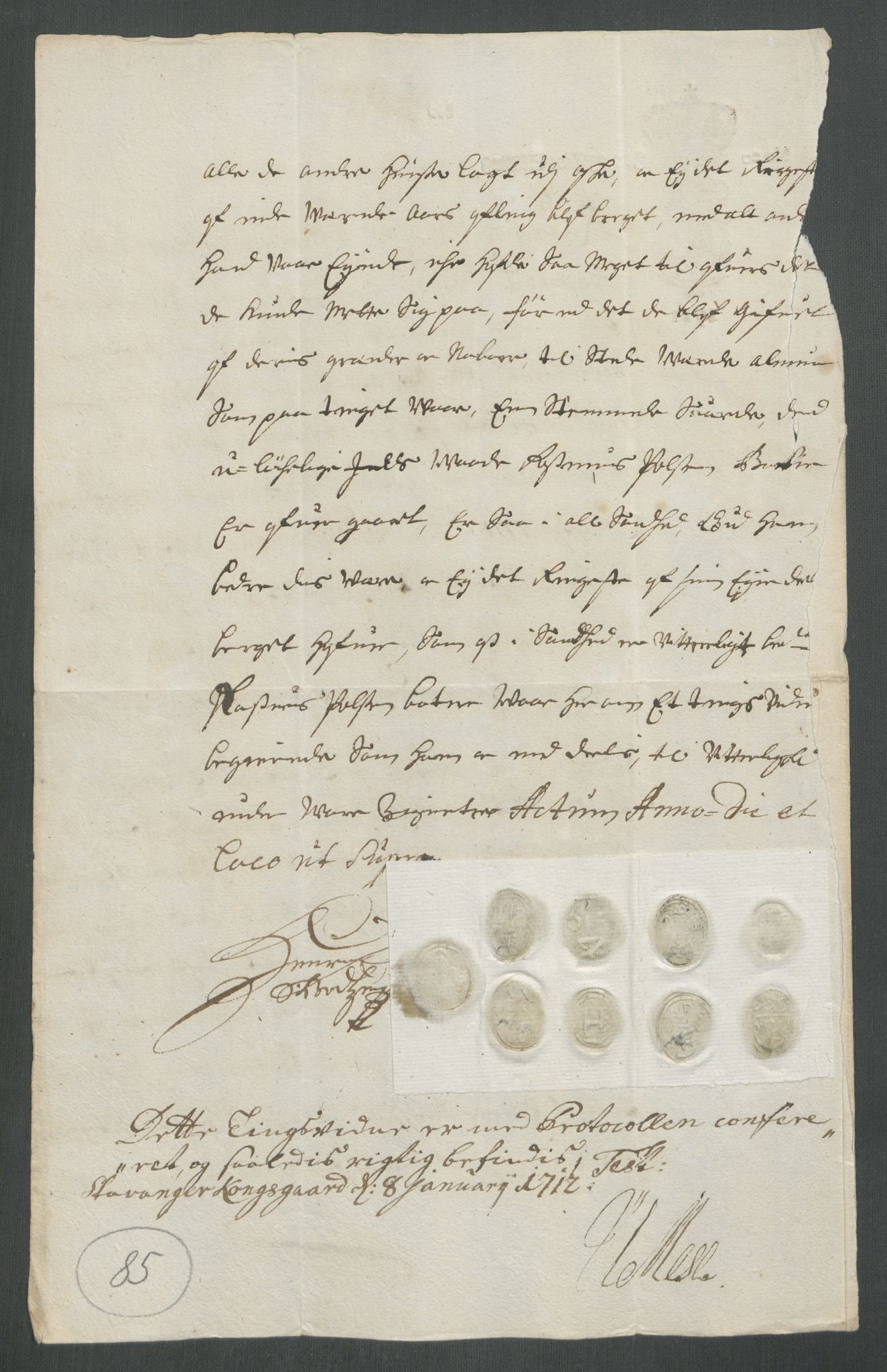 Rentekammeret inntil 1814, Reviderte regnskaper, Fogderegnskap, RA/EA-4092/R47/L2866: Fogderegnskap Ryfylke, 1713, p. 396