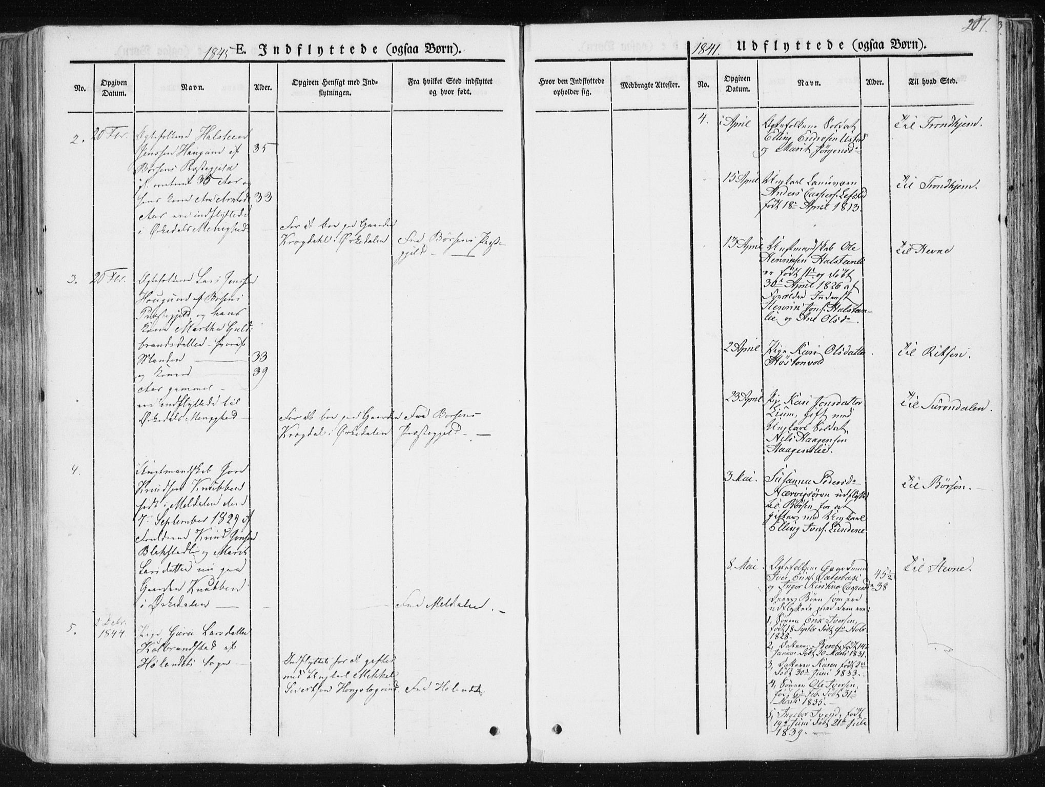 Ministerialprotokoller, klokkerbøker og fødselsregistre - Sør-Trøndelag, SAT/A-1456/668/L0805: Parish register (official) no. 668A05, 1840-1853, p. 281