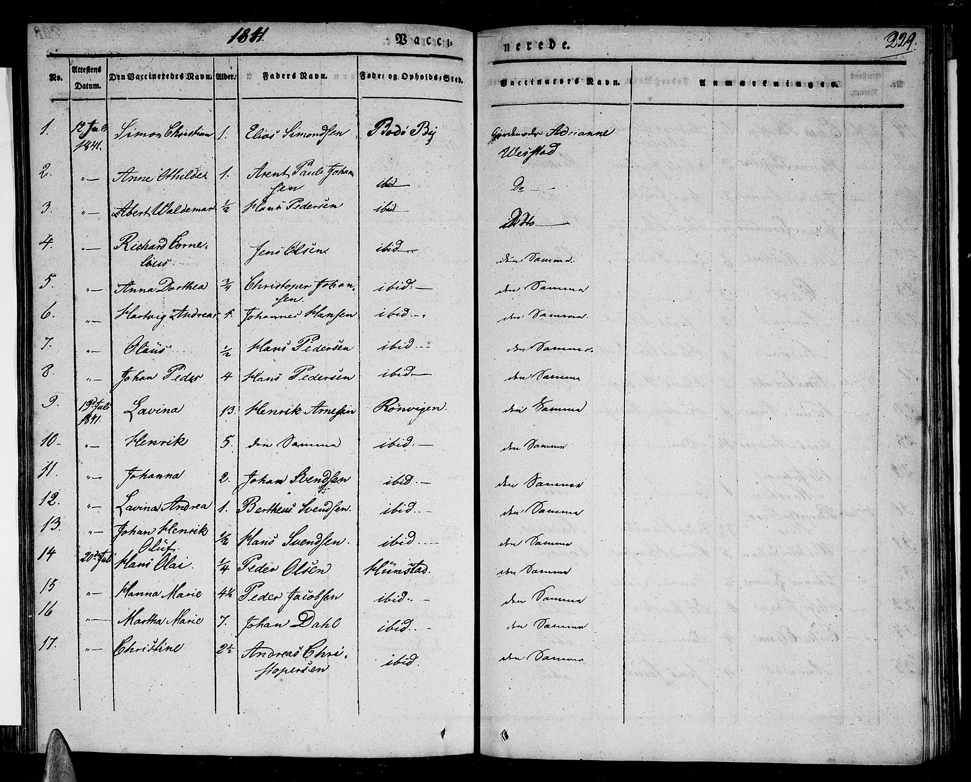 Ministerialprotokoller, klokkerbøker og fødselsregistre - Nordland, SAT/A-1459/801/L0006: Parish register (official) no. 801A06, 1834-1845, p. 229