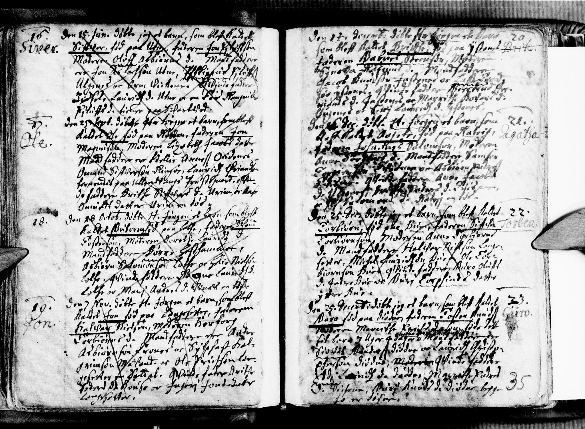 Ullensvang sokneprestembete, SAB/A-78701/H/Haa: Parish register (official) no. A 1 /2, 1669-1719, p. 35