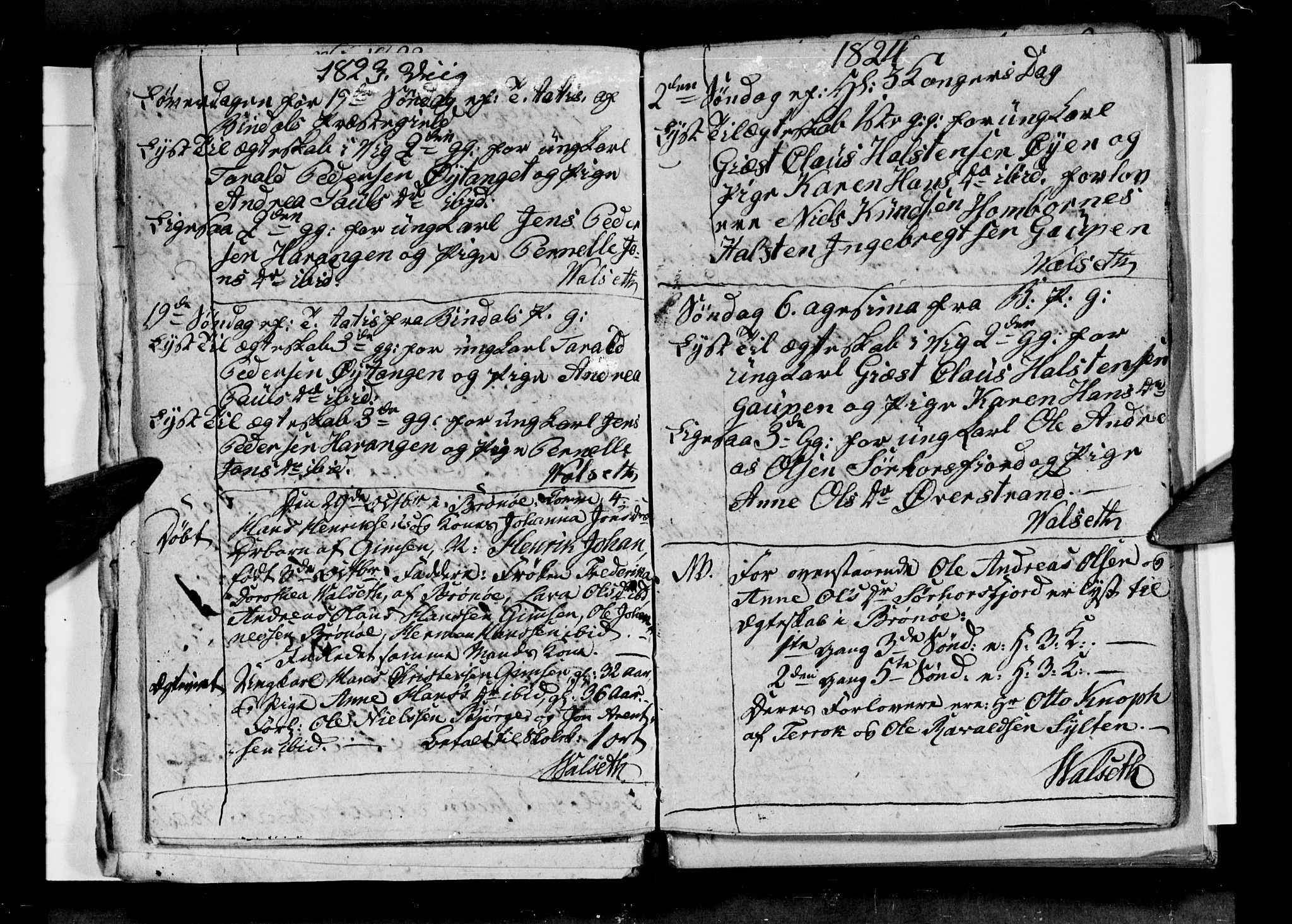 Ministerialprotokoller, klokkerbøker og fødselsregistre - Nordland, AV/SAT-A-1459/810/L0141: Parish register (official) no. 810A05, 1819-1825